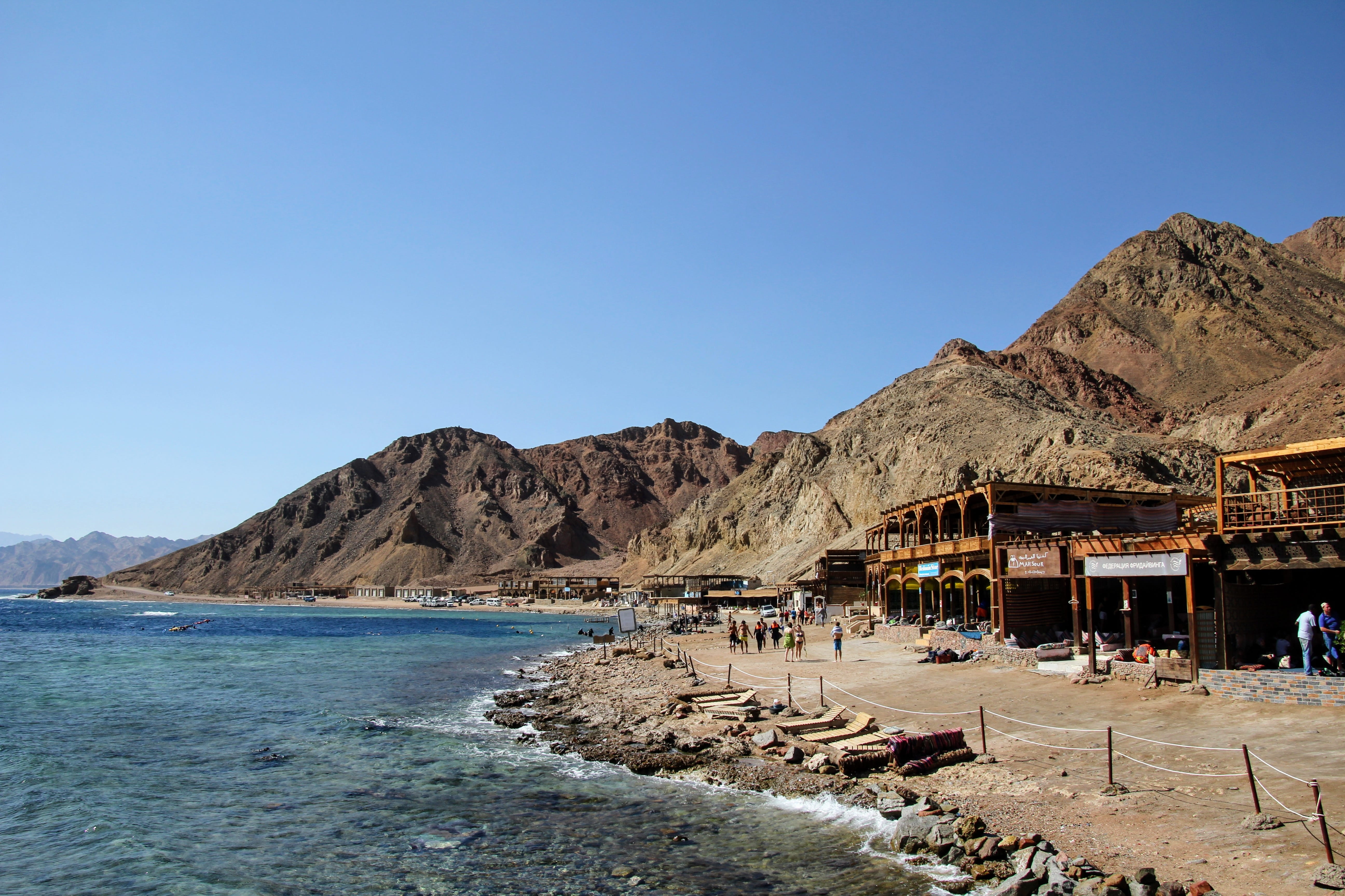 dahab blue hole beach egypt sky sea red snorkeling 2k 4k 5k
