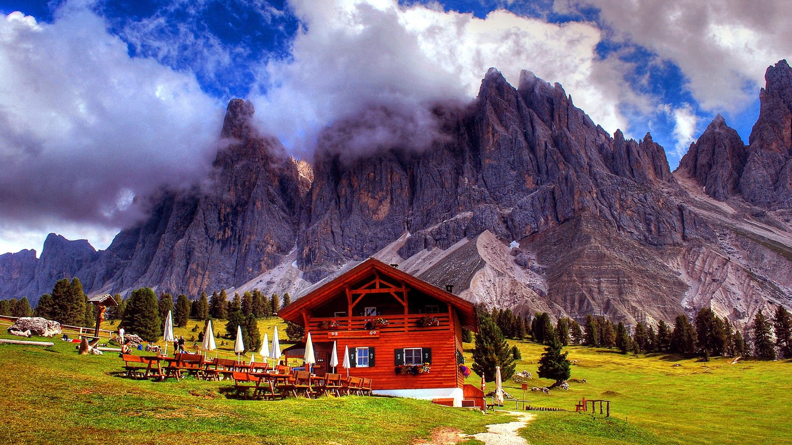 highland bolzano gschnagenhardt chalet restaurant dolomites 2k 4k