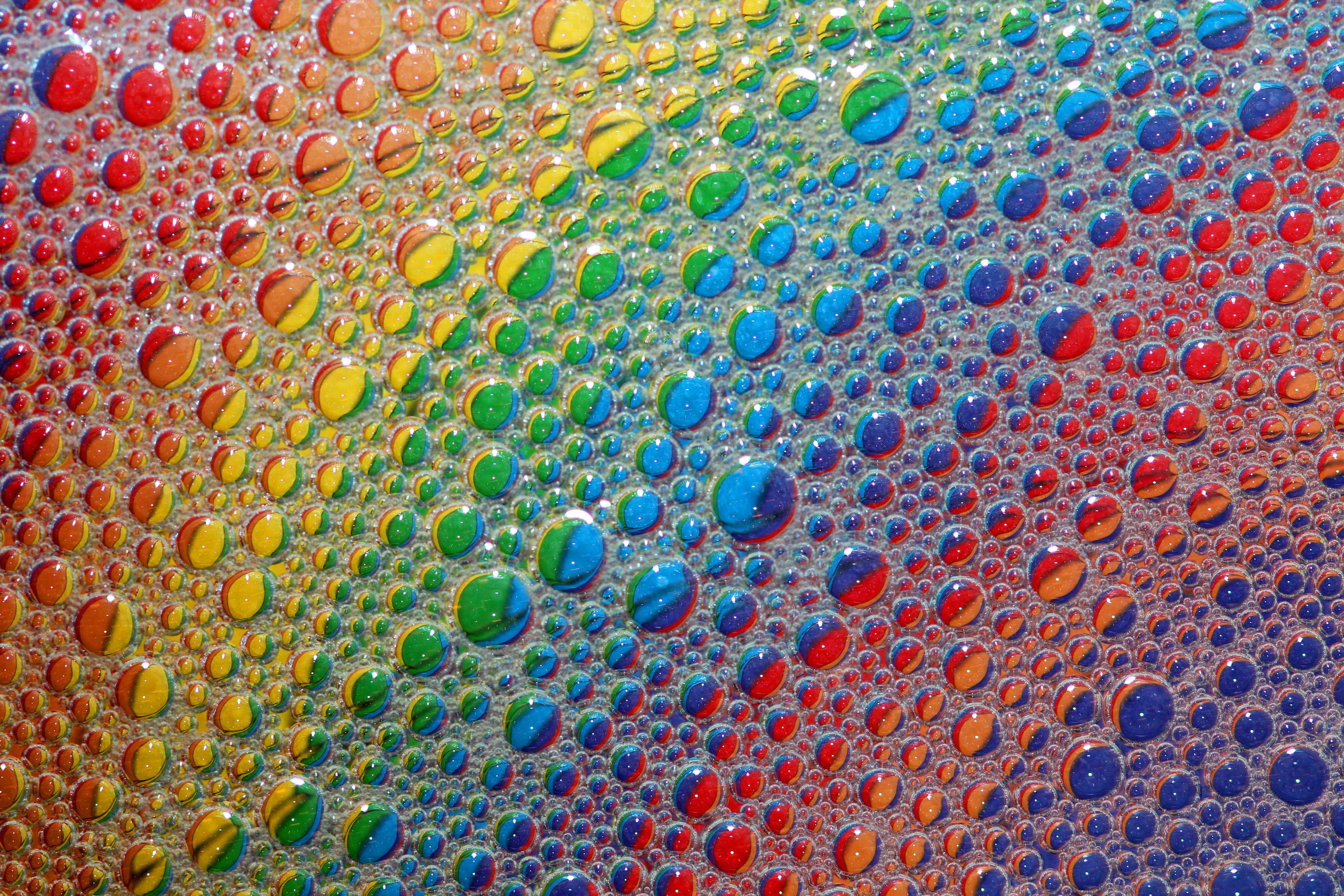multicolored wallpaper bubbles rainbow colourful colors soap 2k