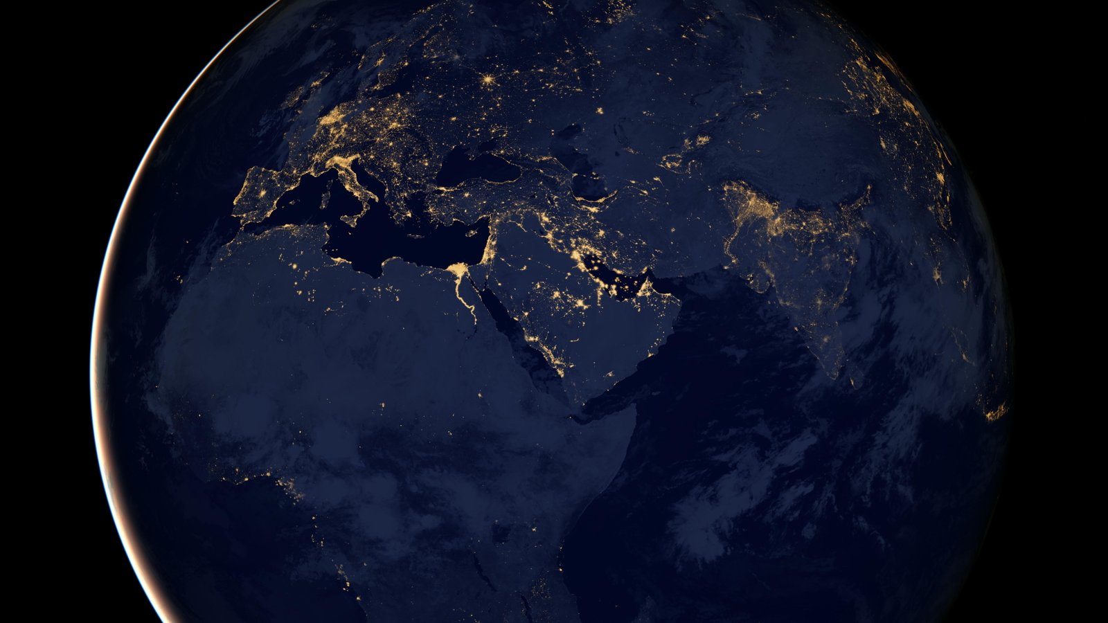 ocean middle east science night nightlight blue marble 2k 4k 5k 8k