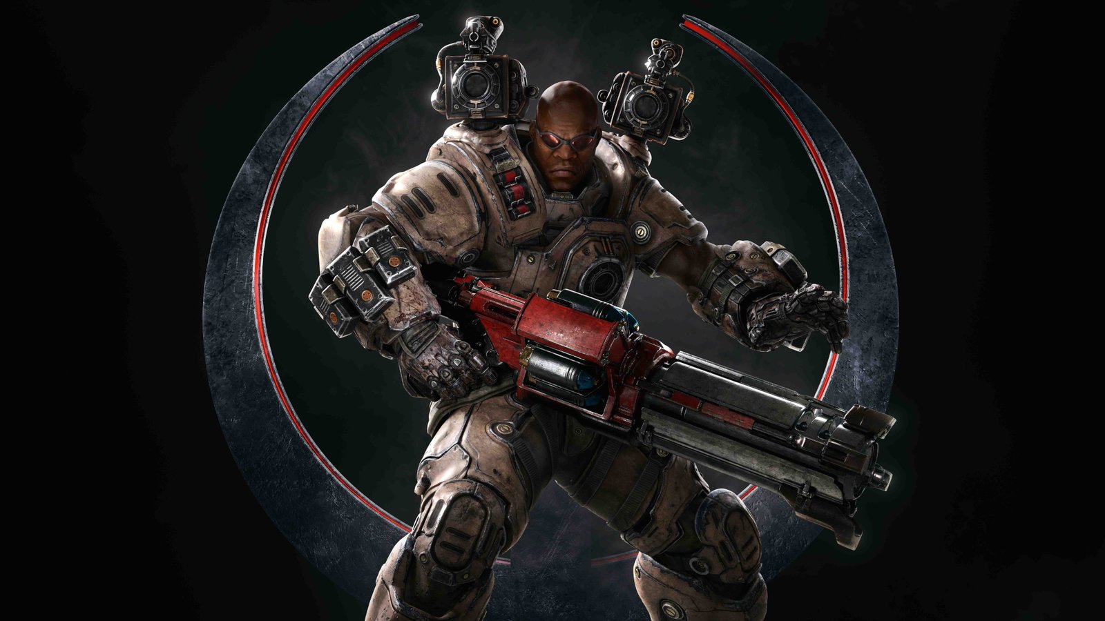 quake champions games hd indoors black background 2k 4k 5k 8k