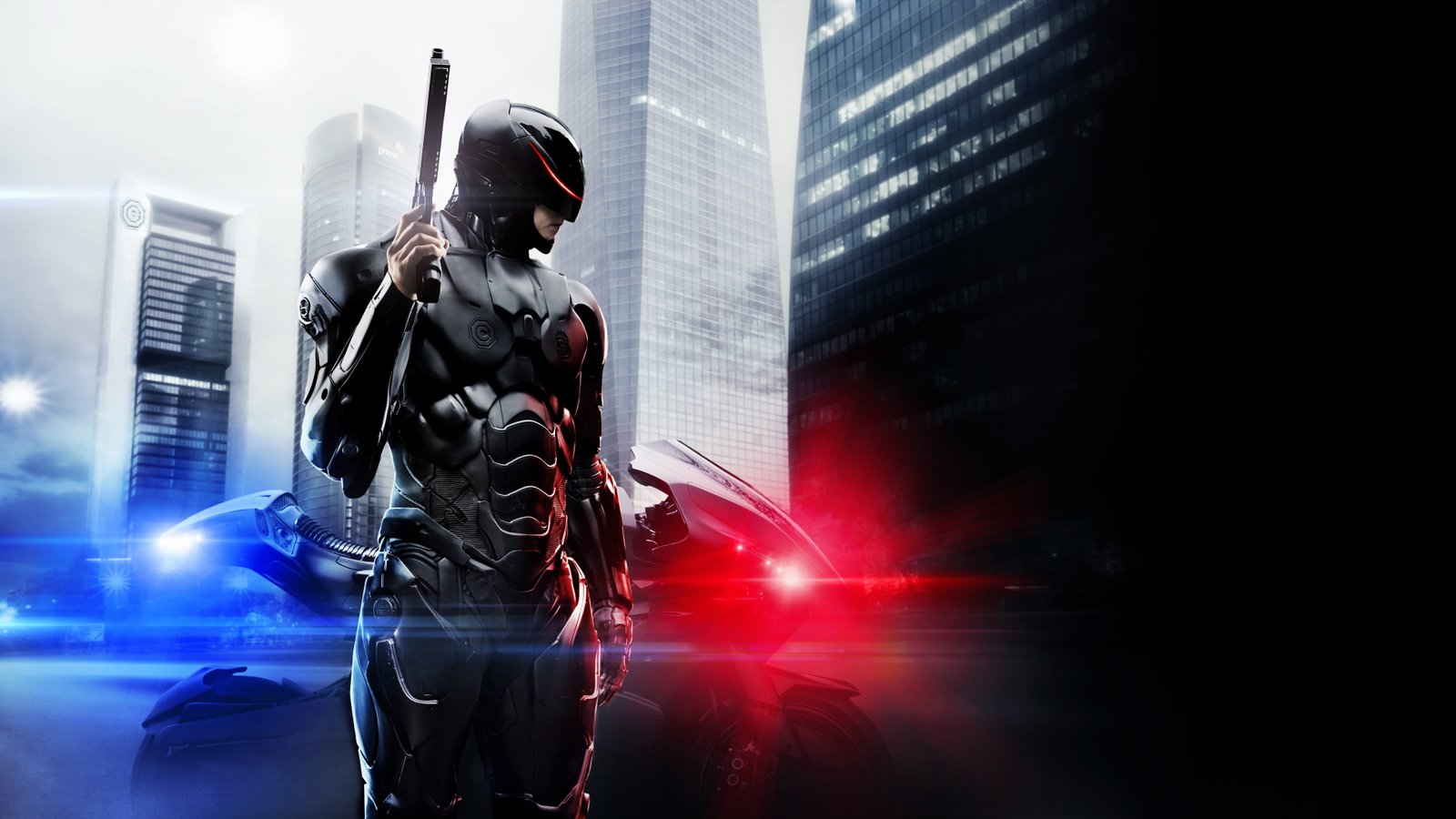 robocop scifi movies hd architecture city 2k 4k 5k 8k