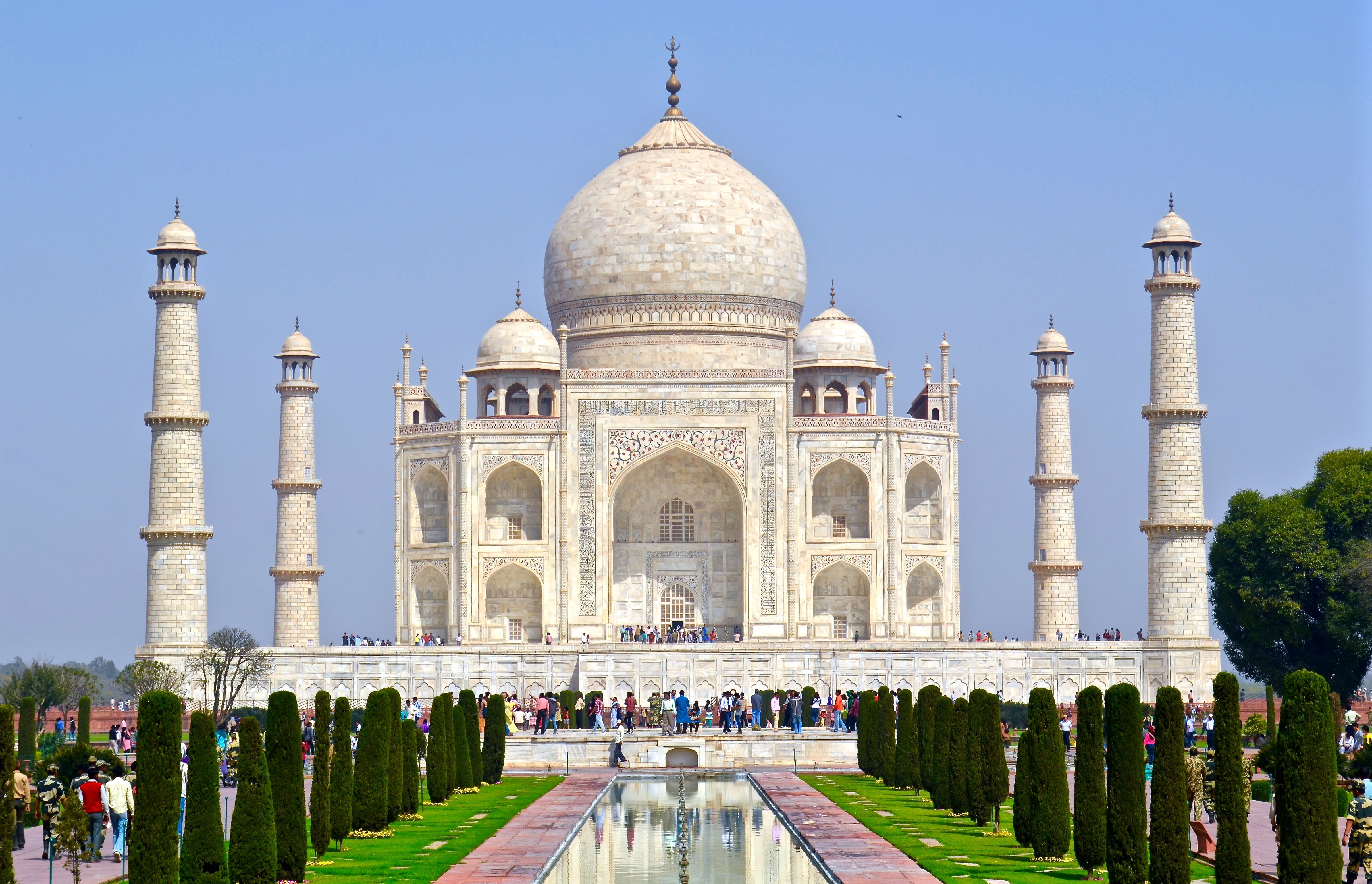 Taj Mahal india agra architecture travel mausoleum famous Place 2k 4k 5k
