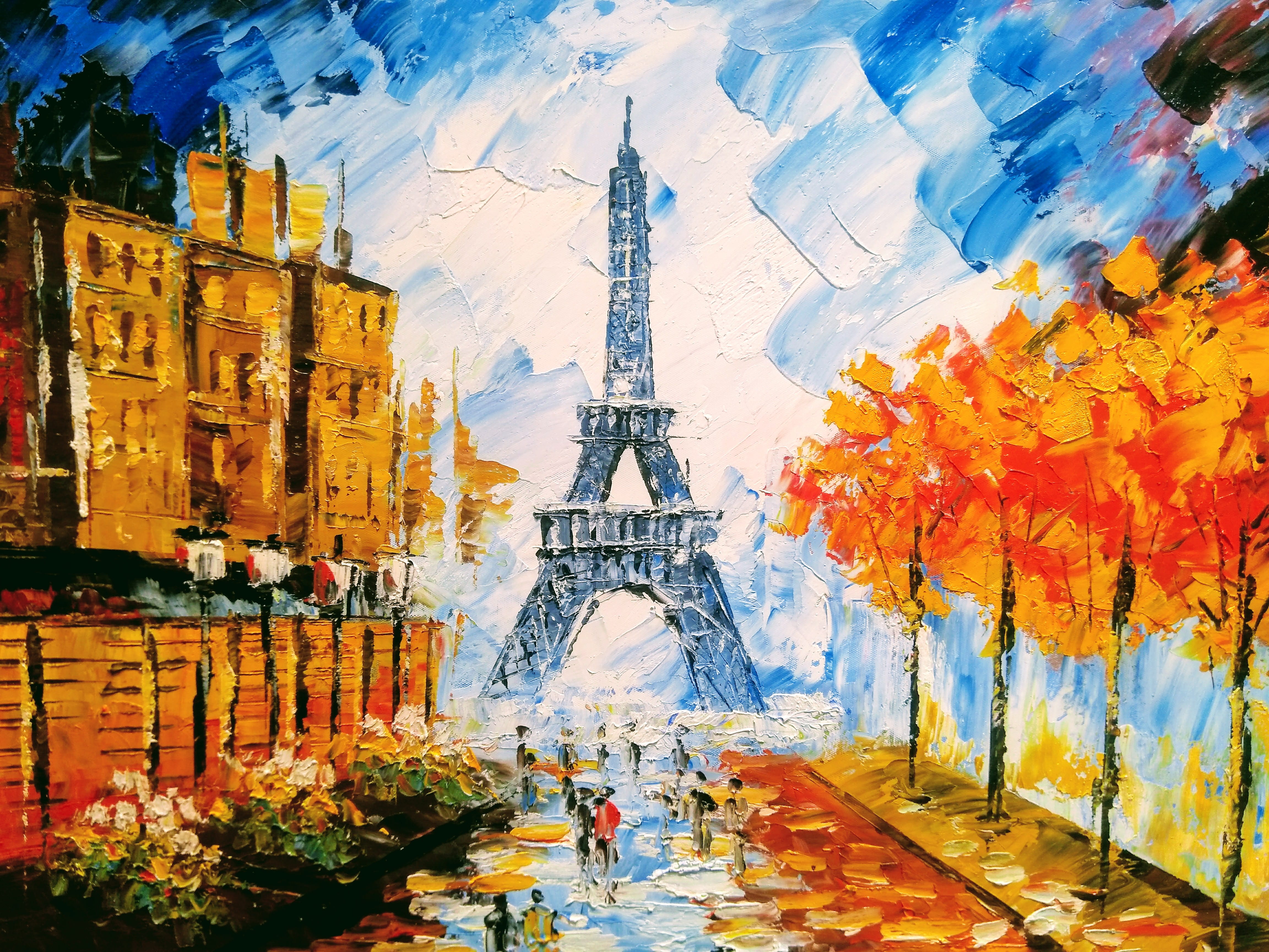 art creative eiffel tower landmark architecture artistic 2k 4k 5k