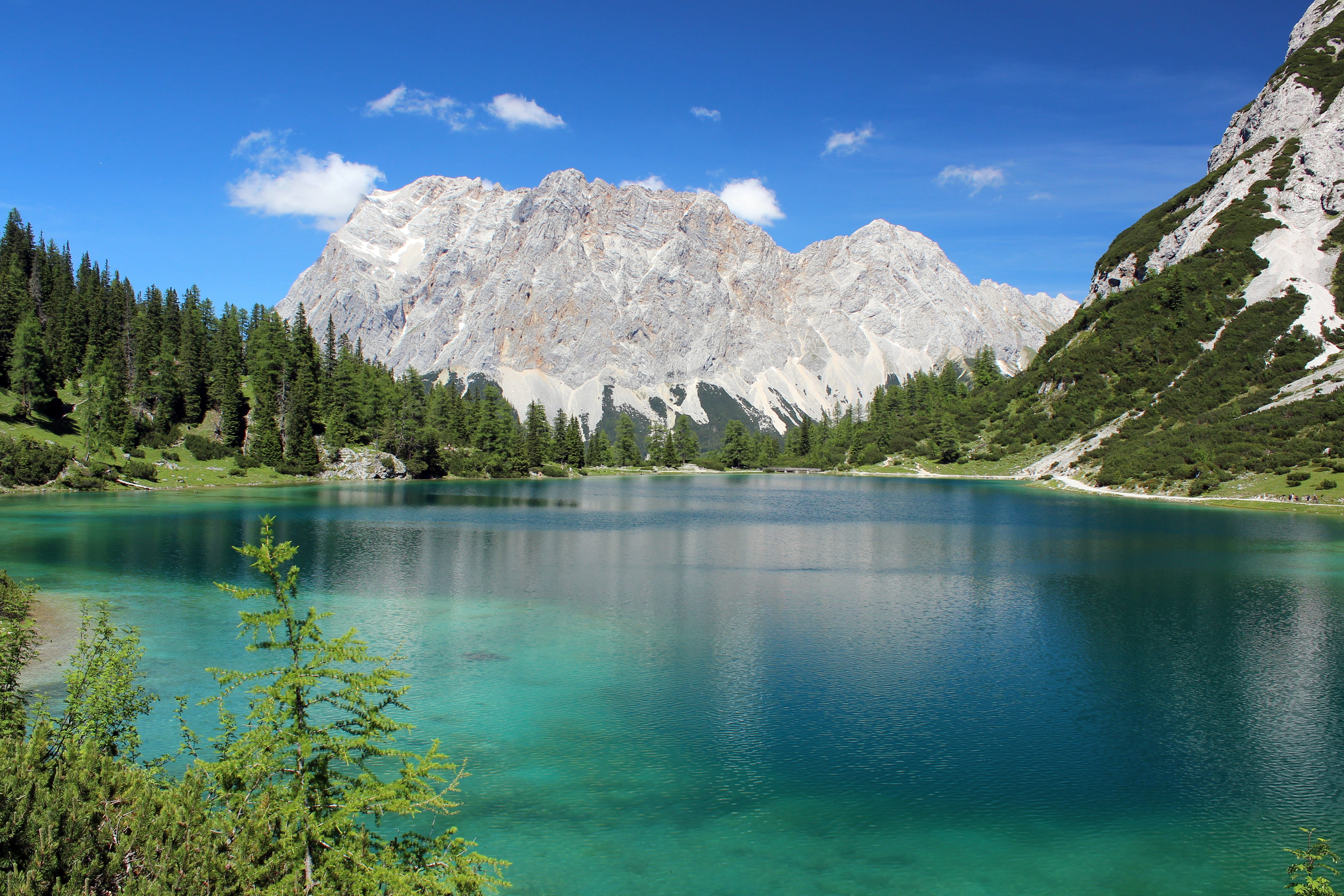 austria seebensee mountain mountains alps alpen lake 2k 4k 5k