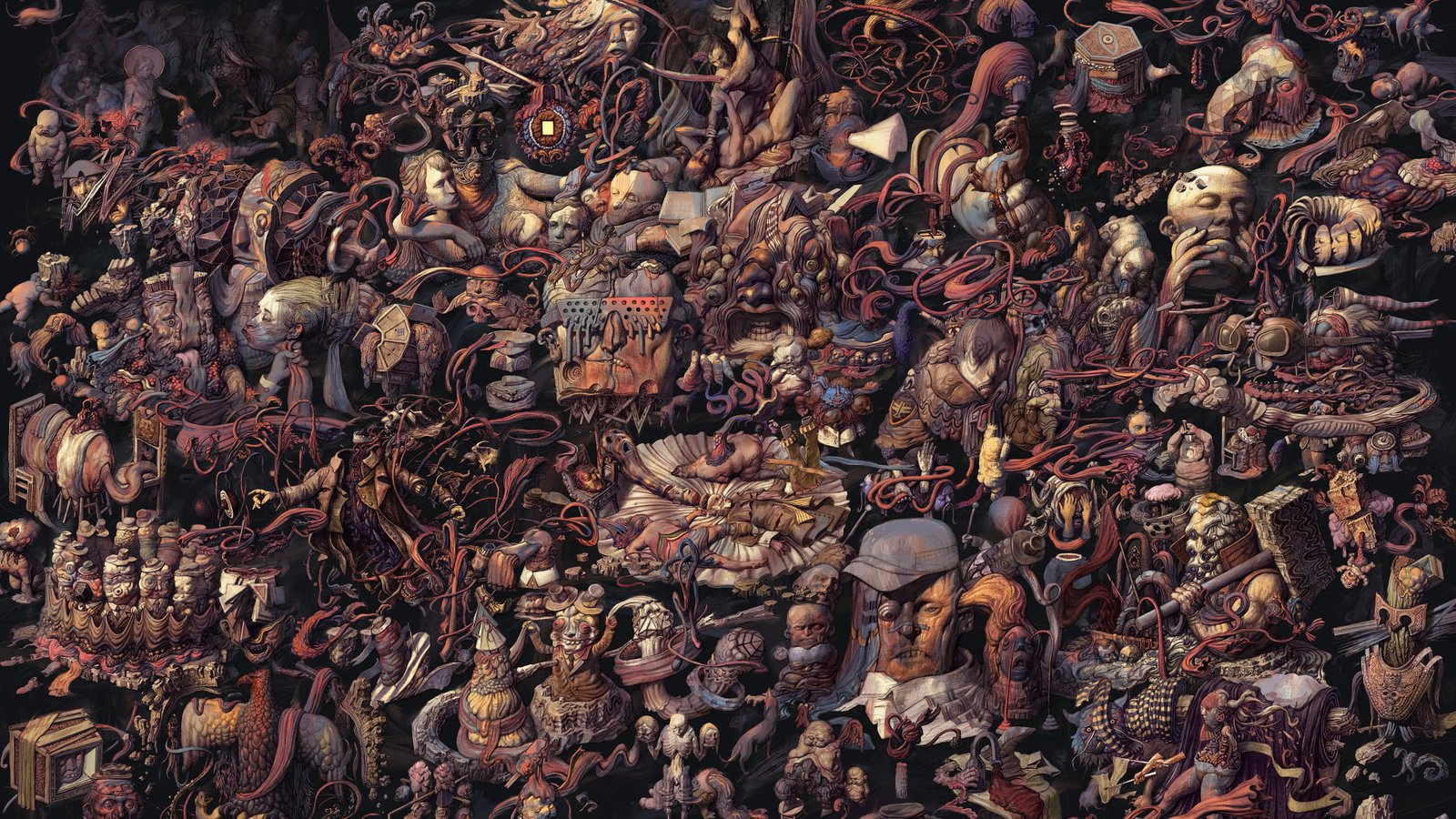 Disco Elysium artwork concept art game Anton Vill 2k 4k
