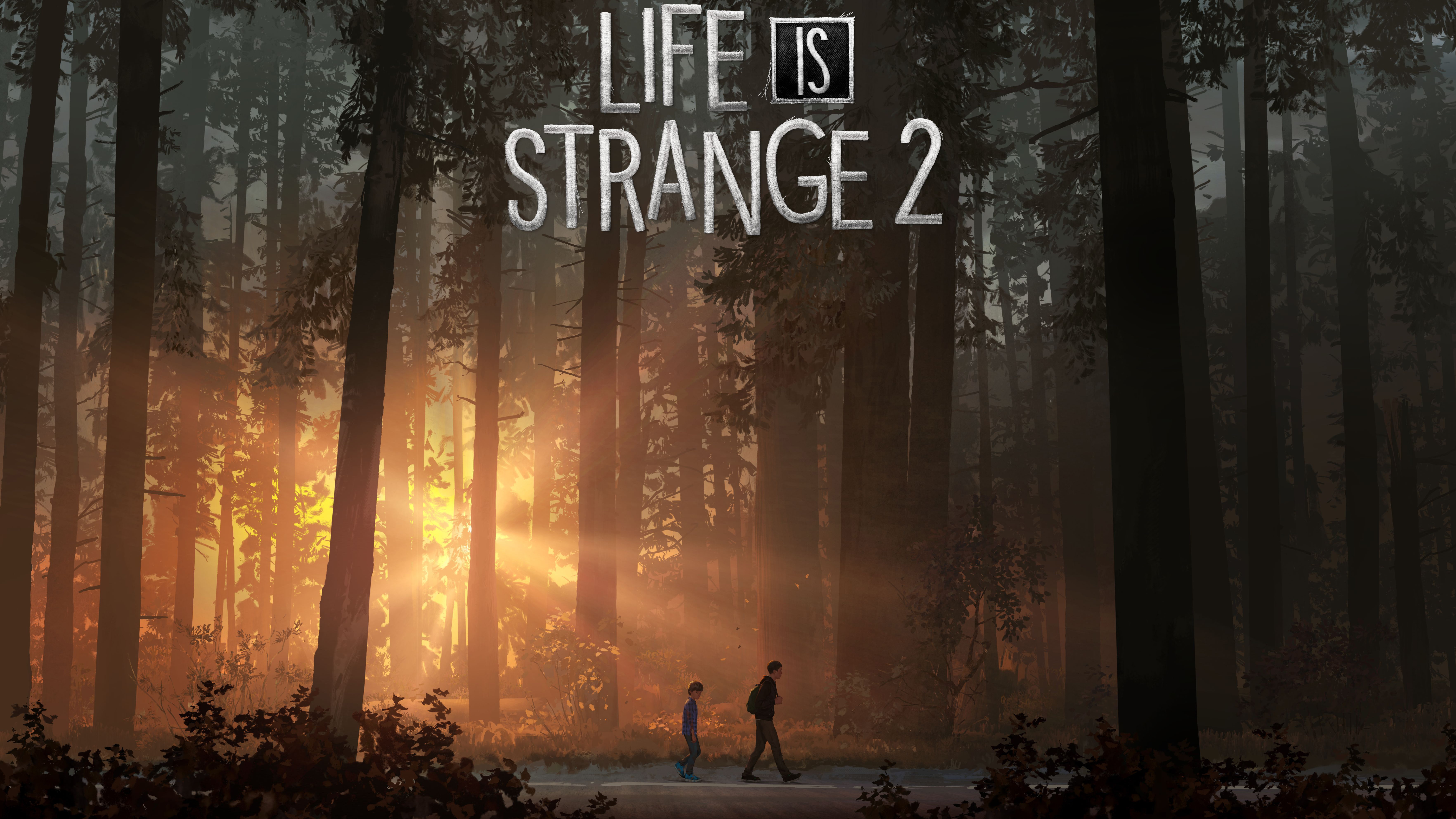 Life Is Strange 2 tree text communication western script 2k 4k 5k