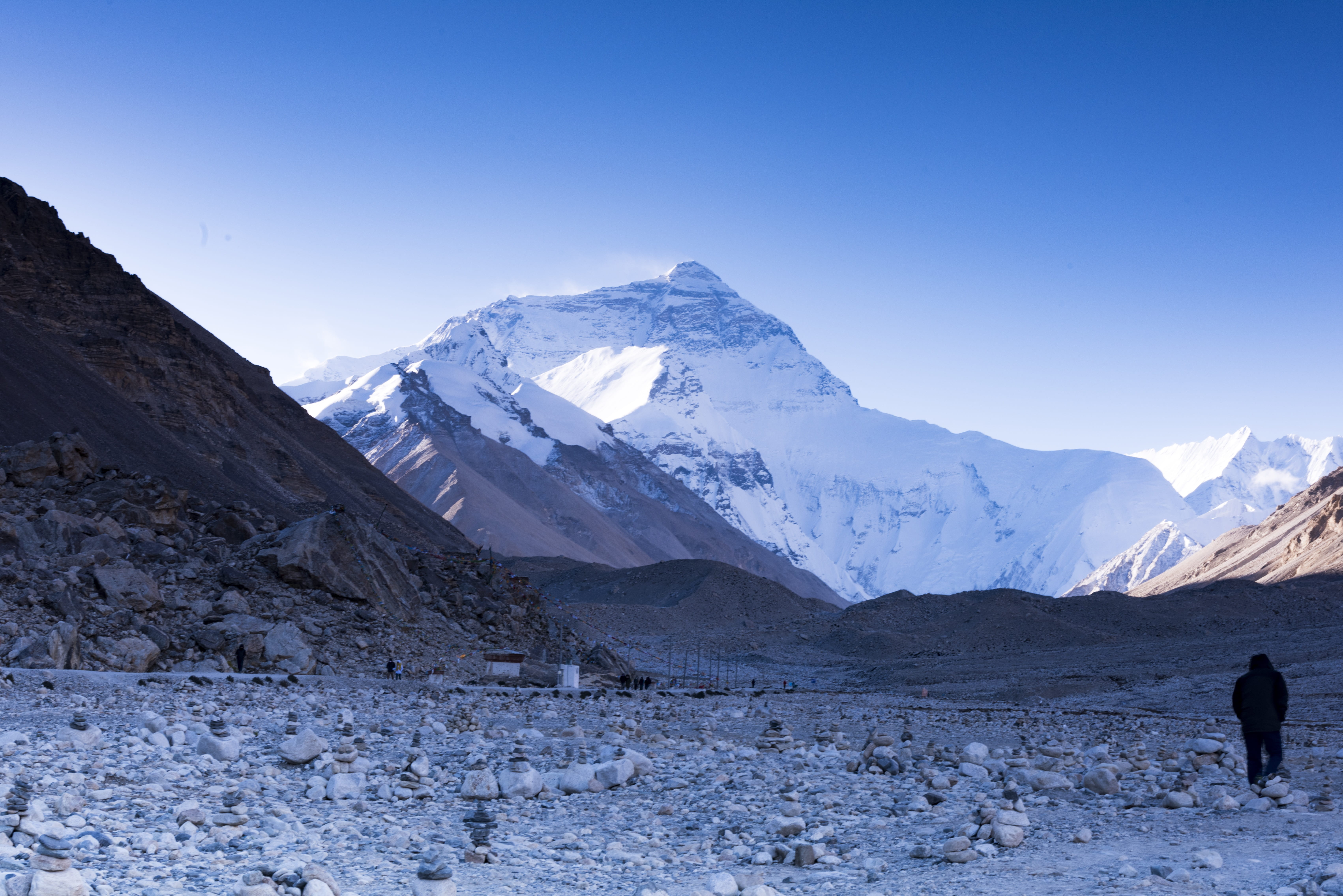 Mount Everest base camp landscape himalaya trekking summit 2k 4k 5k