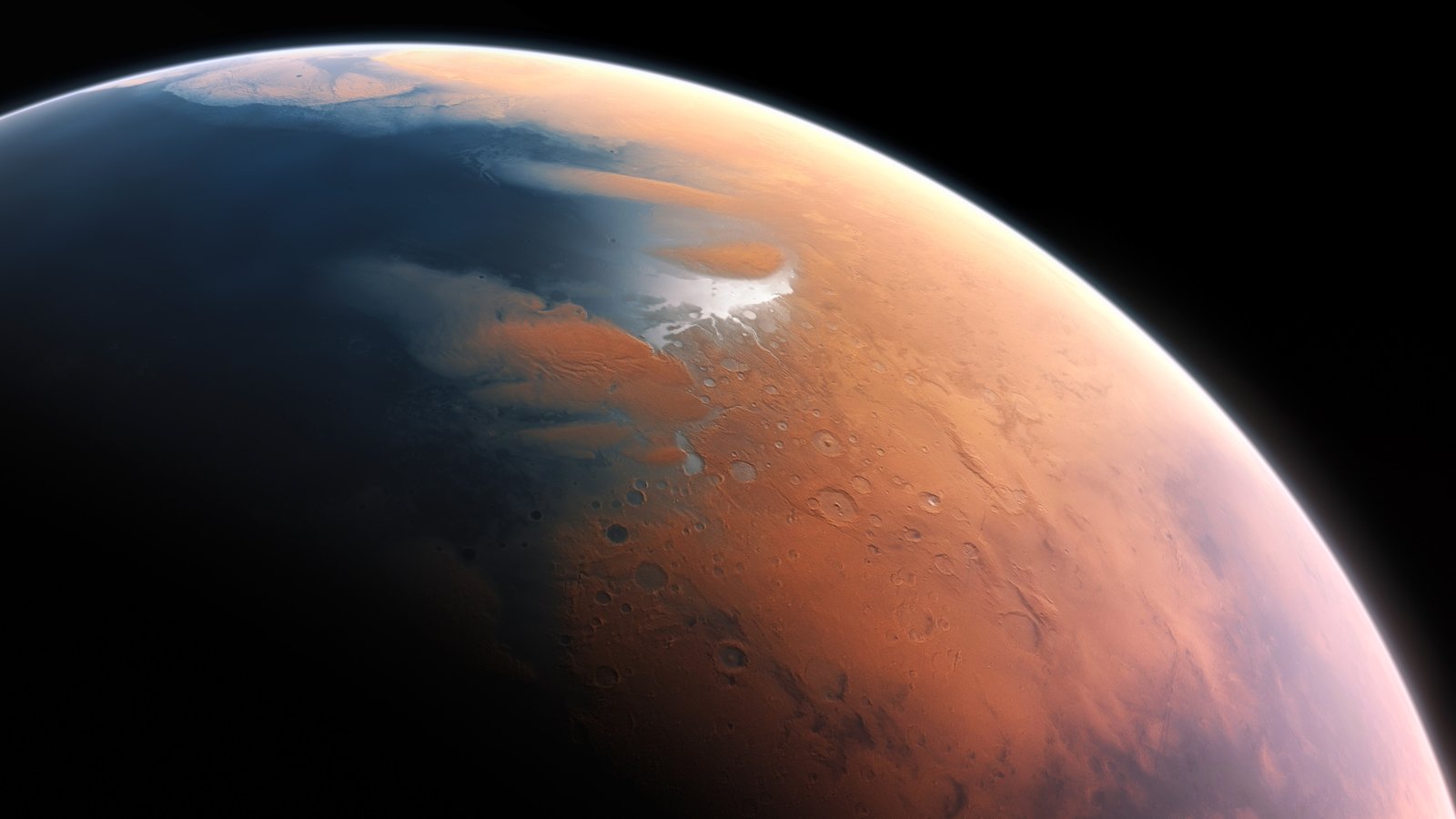 Planet Mars space planet earth sky nature 2k 4k 5k 8k