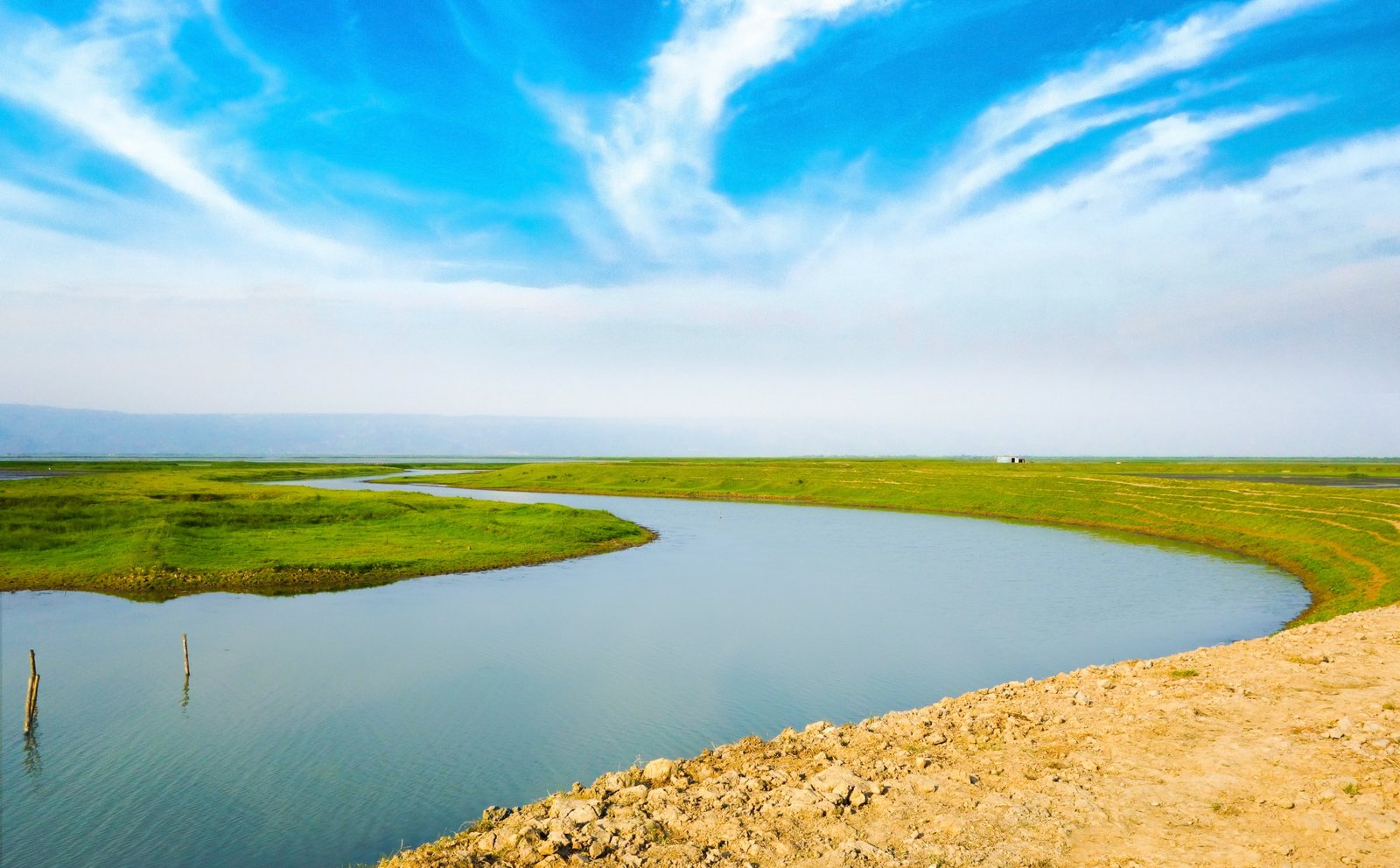 River Asia Bangladesh Landscape Green Field Photography 2k 4k 5k