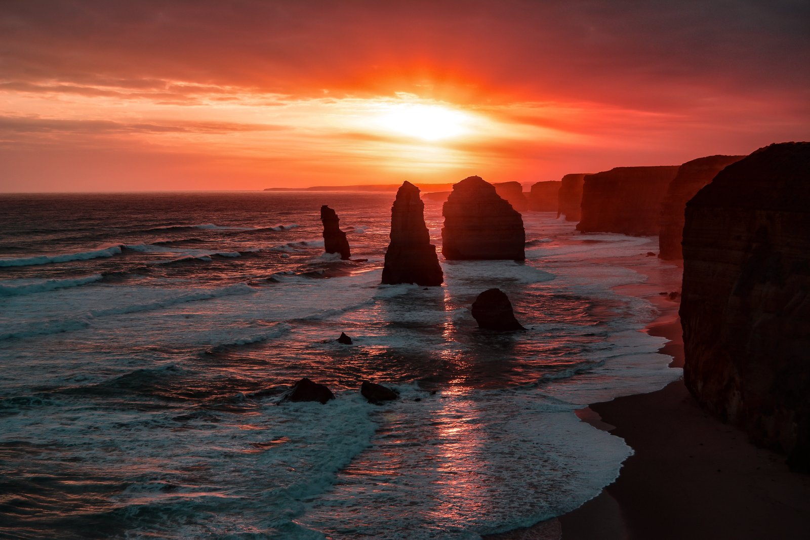 nature water beach sunset sky sea beauty in scenics 2k 4k 5k