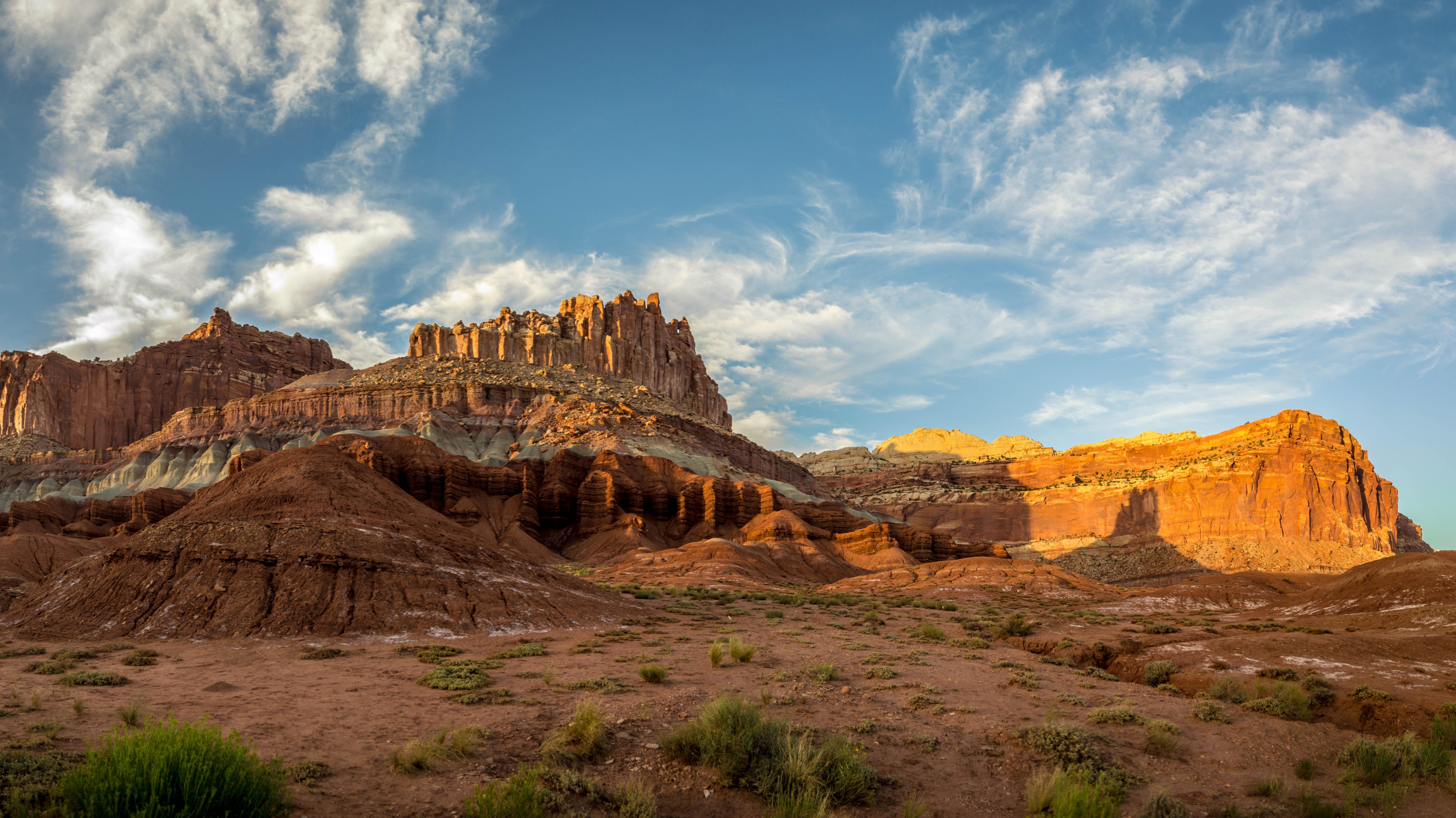 badlands capitol reef national park utah red rock wilderness 2k 4k 5k 8k
