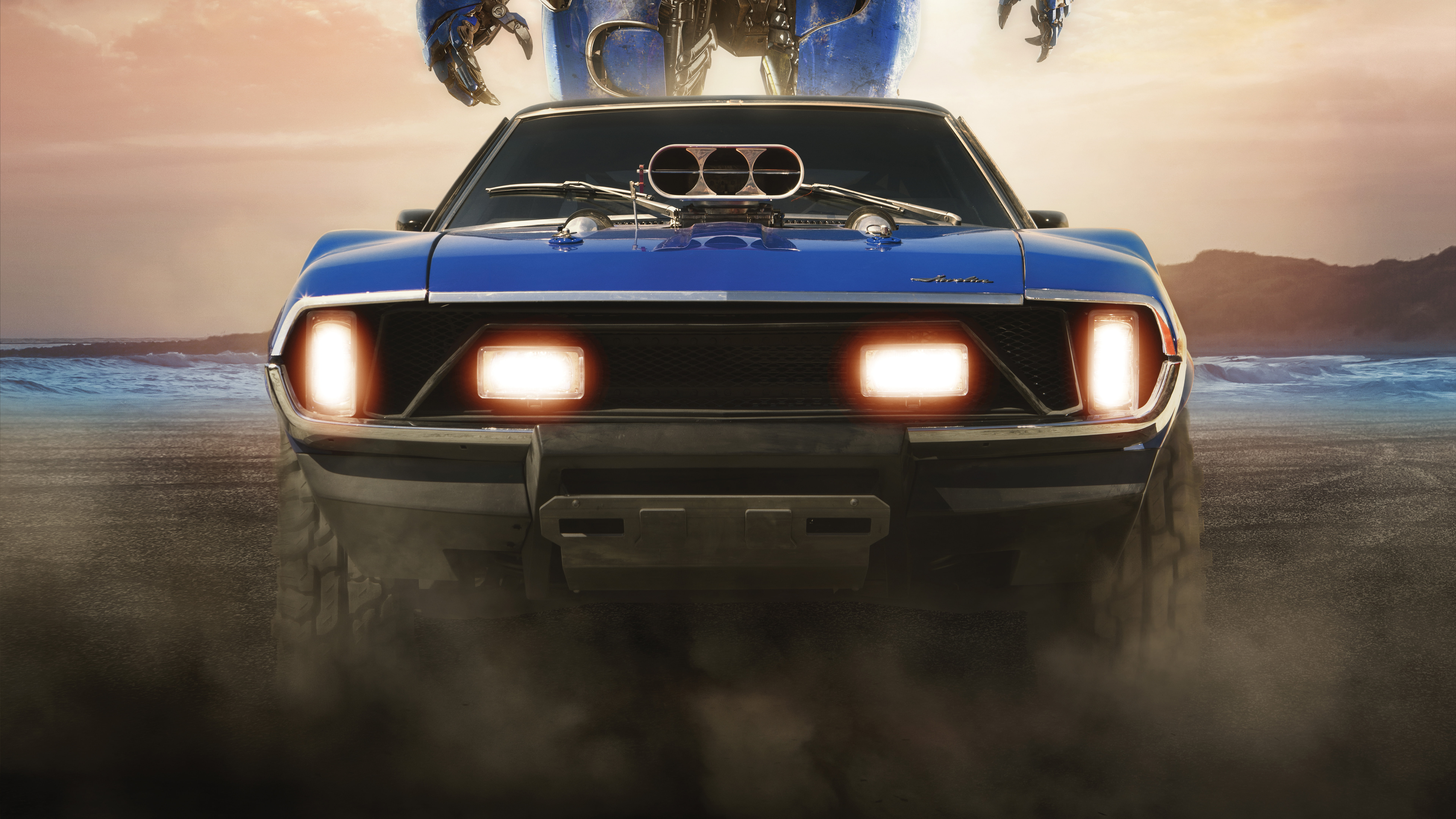 Dropkick Decepticon Muscle car in Bumblebee 2k 4k 5k 8k