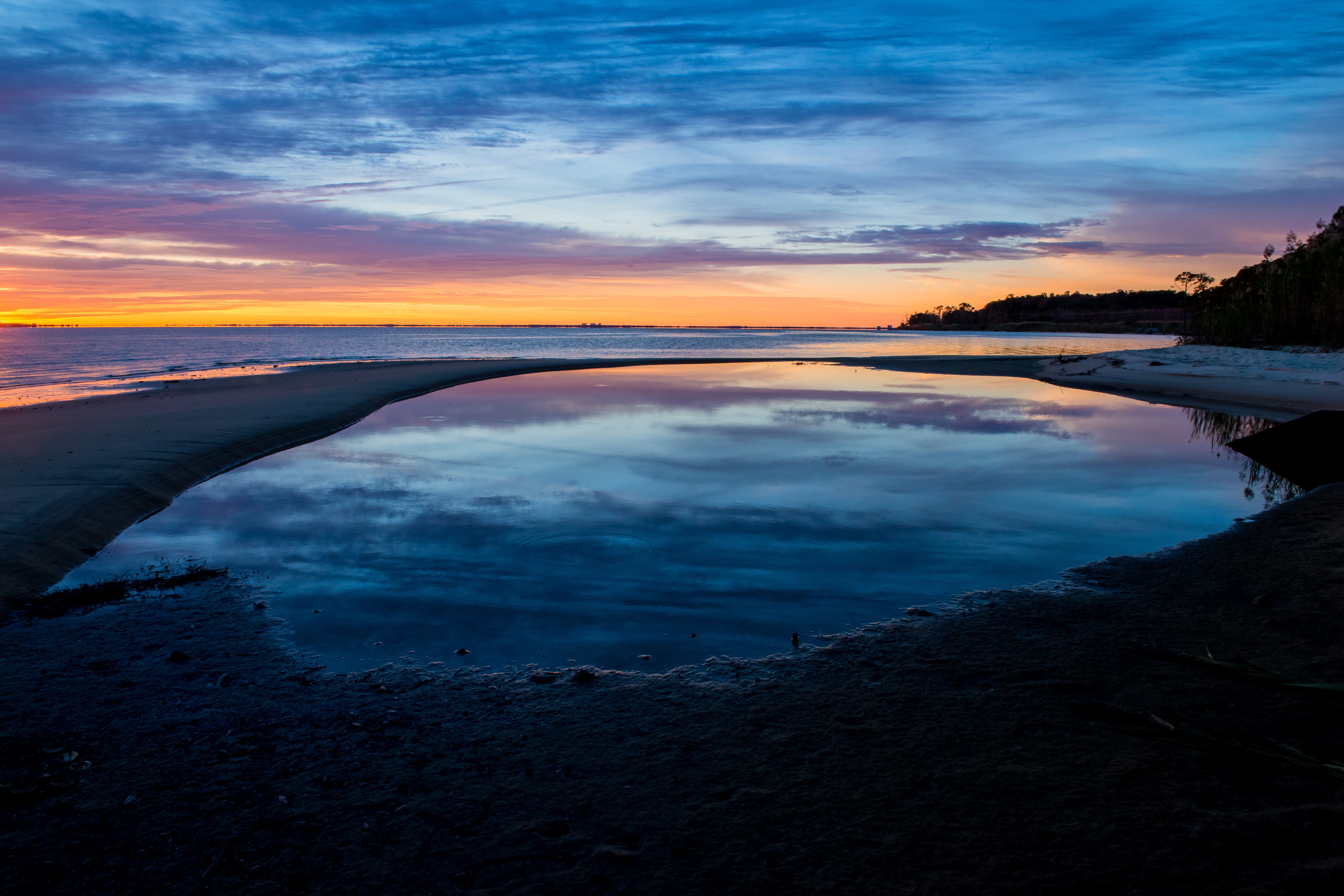 landscape photography of island near body water Blue Bayou 2k 4k 5k