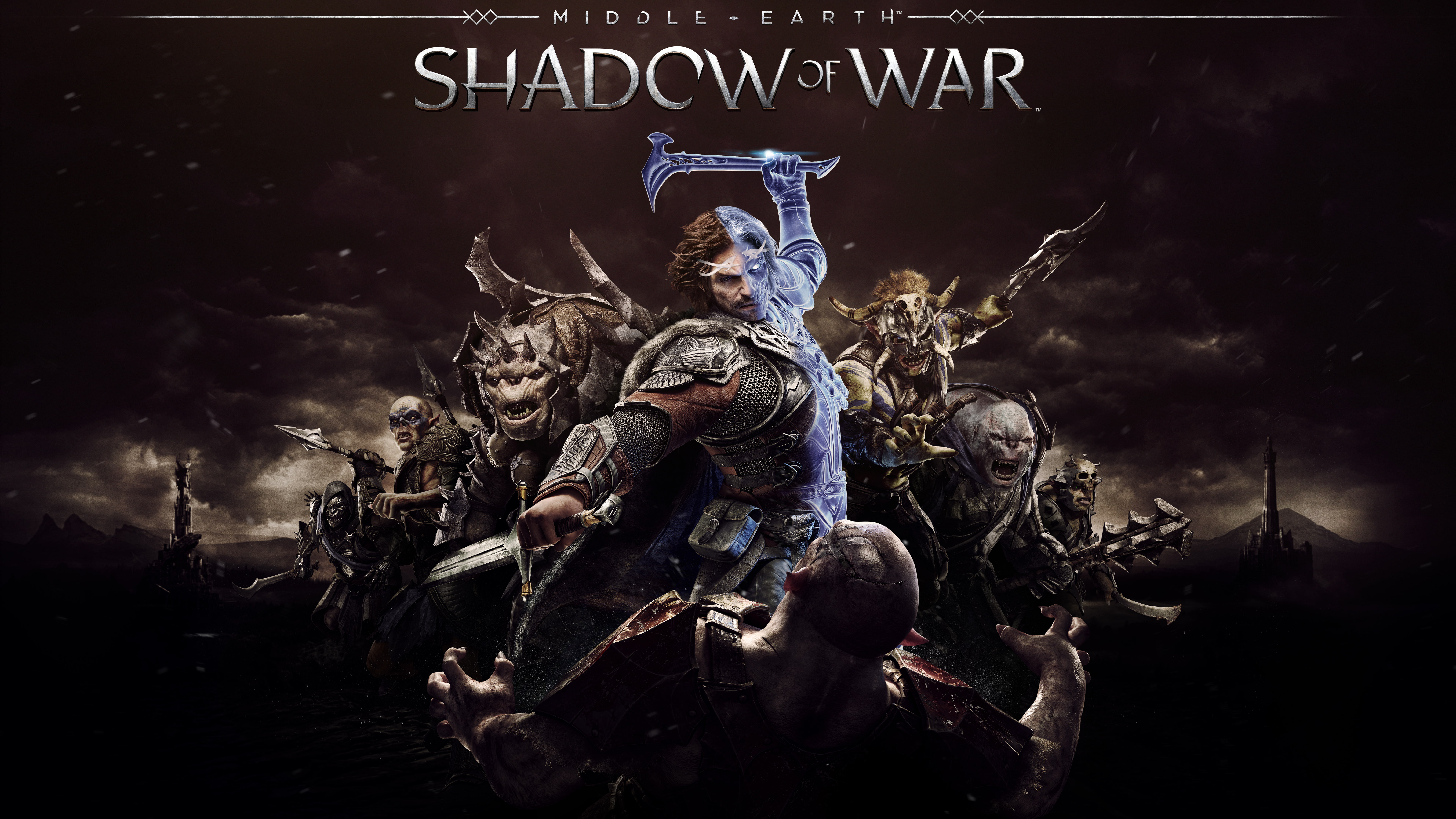 PC Xbox One Middle earth Shadow of War text 2k 4k 5k 8k