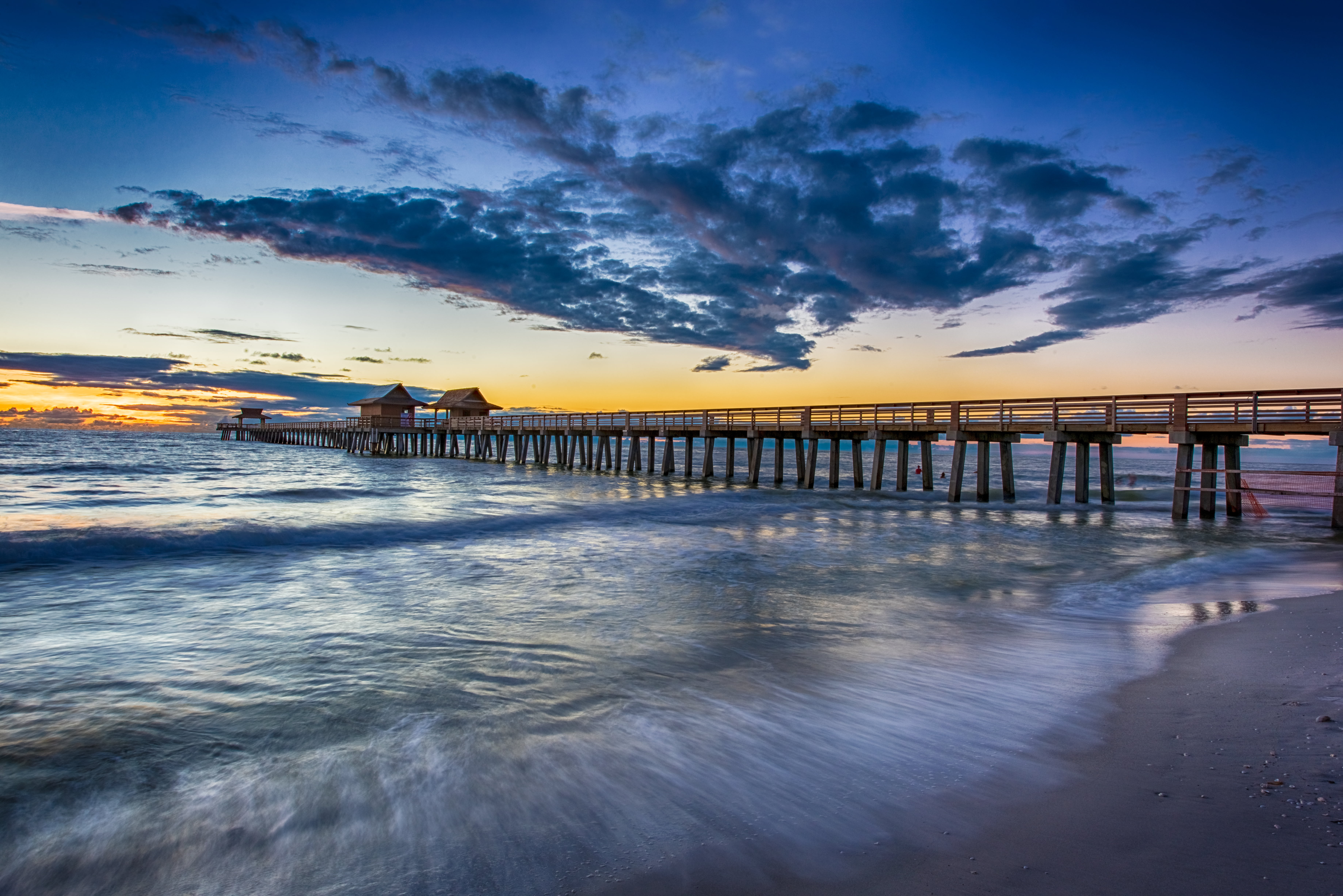 photo of dock on beach bay naples florida 2k 4k 5k