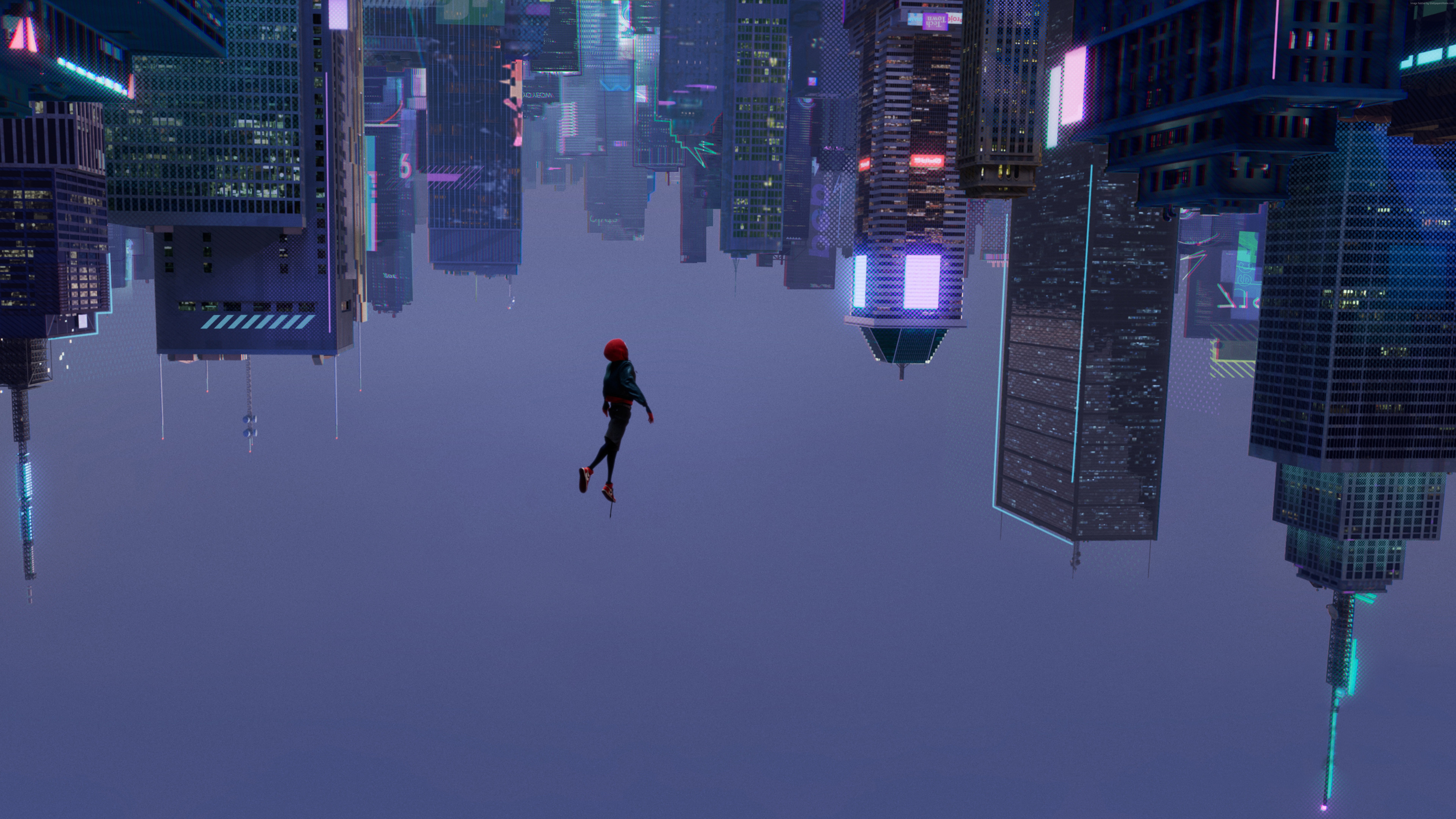 Spider Man Into the Verse building exterior built structure 2k 4k 5k 8k