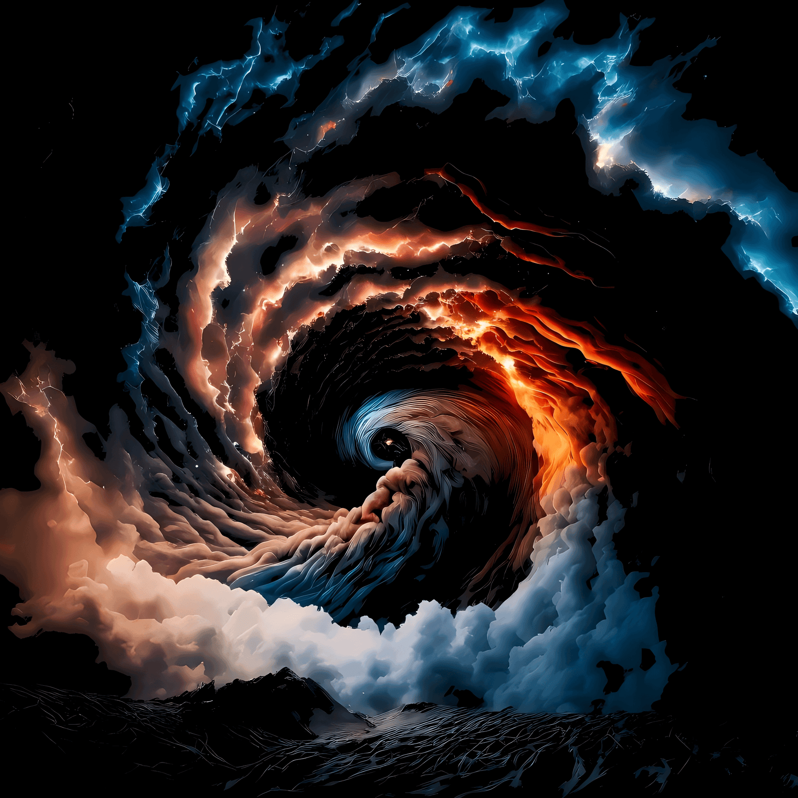 Eye of the Storm amoled minimalism 2k 4k