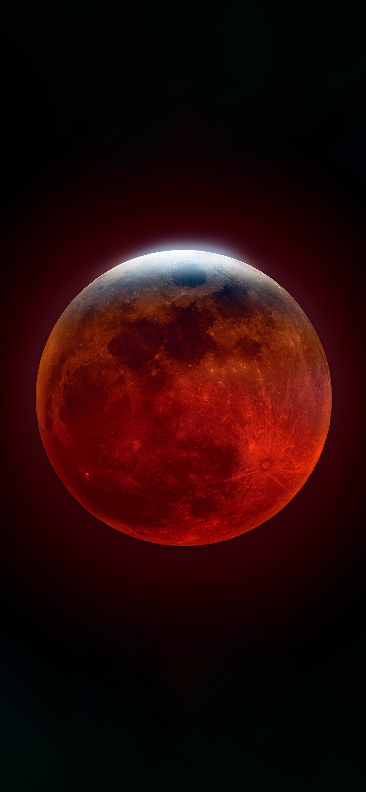 Lunar Eclipse red moon space