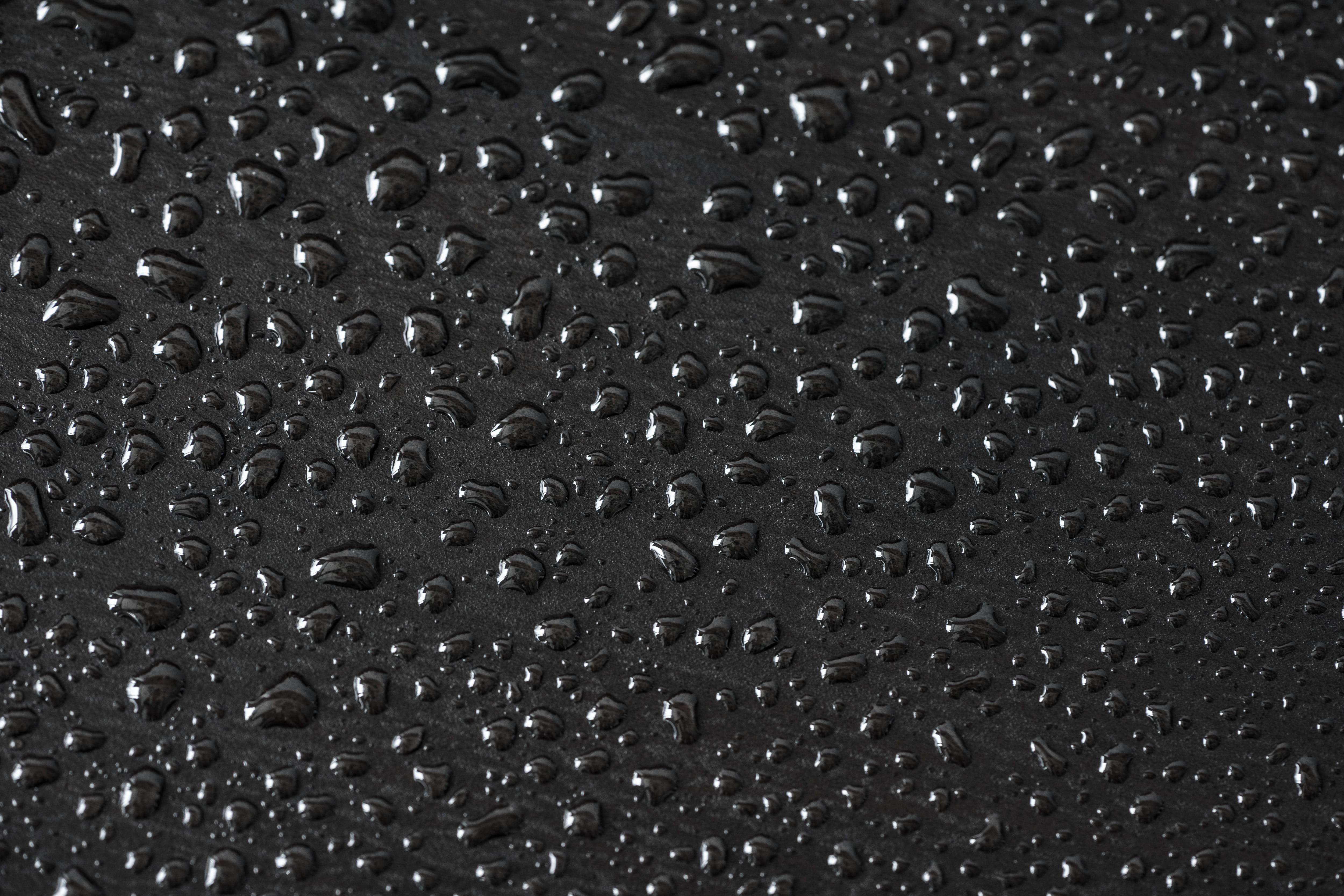 Black Water Drops Abstract Background Pattern all black and white 2k 4k 5k