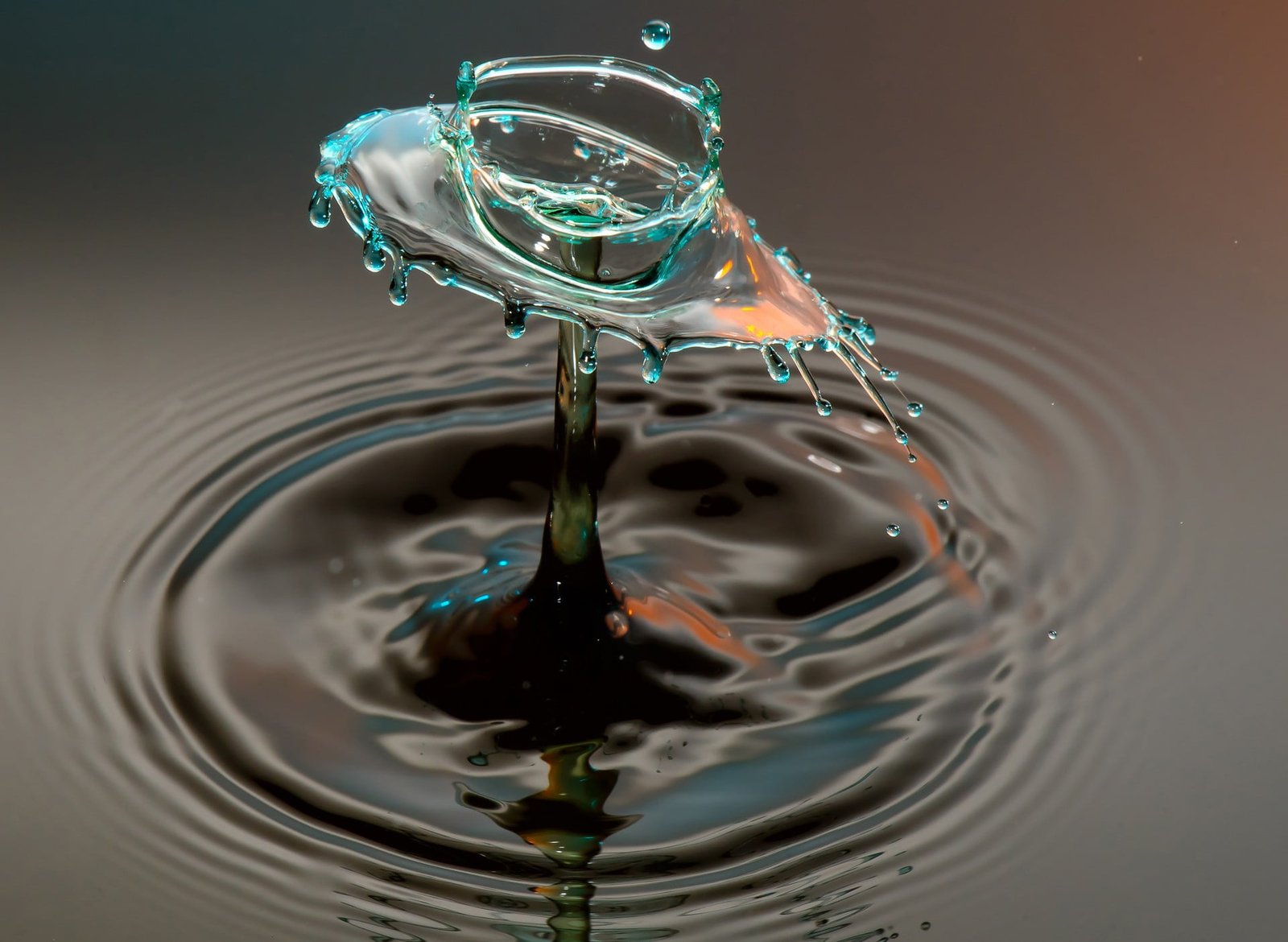body of water illustration drops macro motion rippled 2k