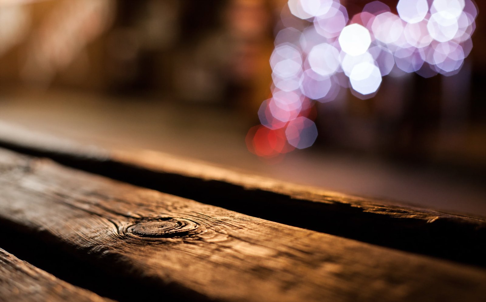 brown wooden plank macro urban bokeh depth of field wood material 2k