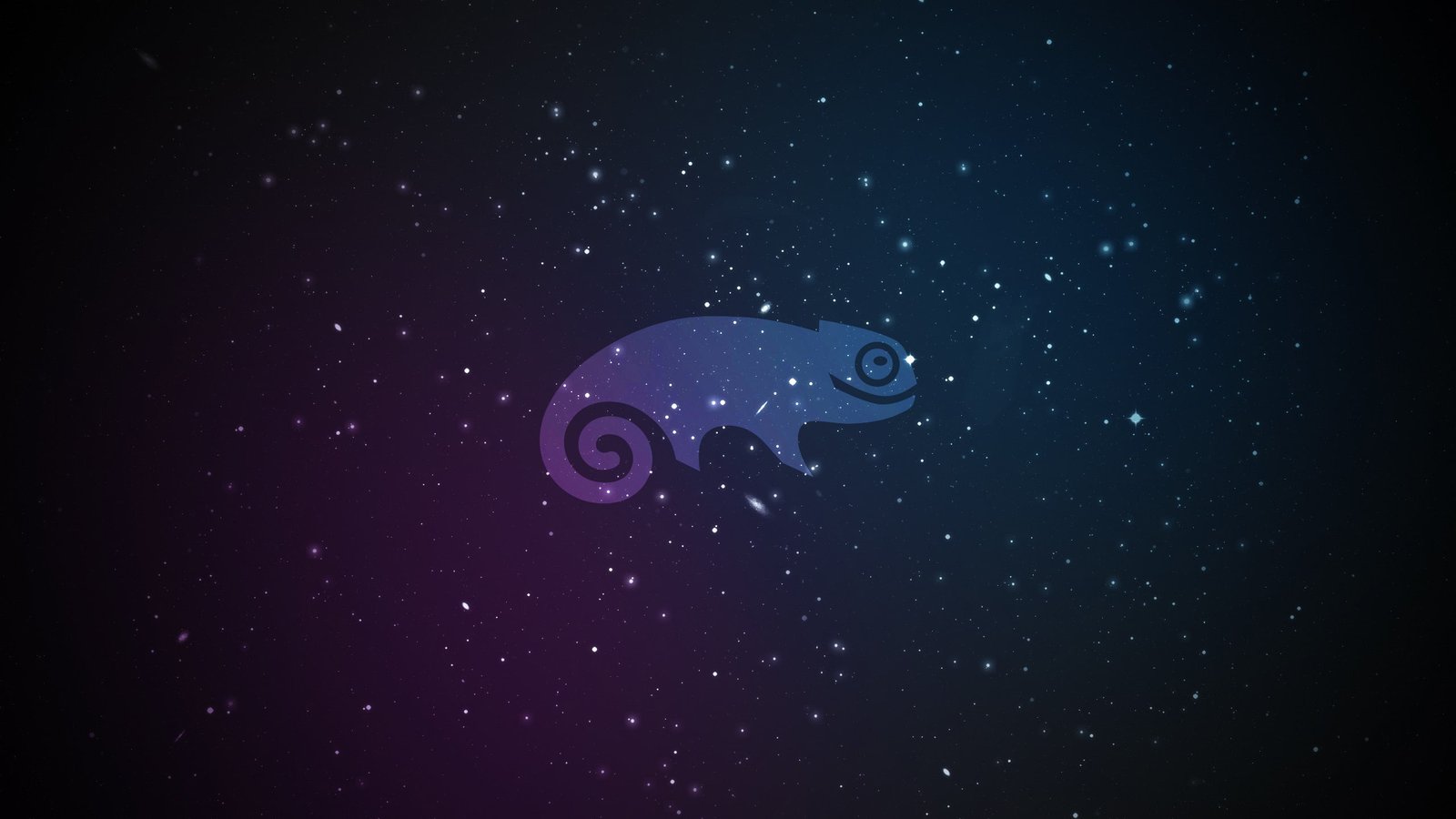 galaxy linux opensuse space stars 2k