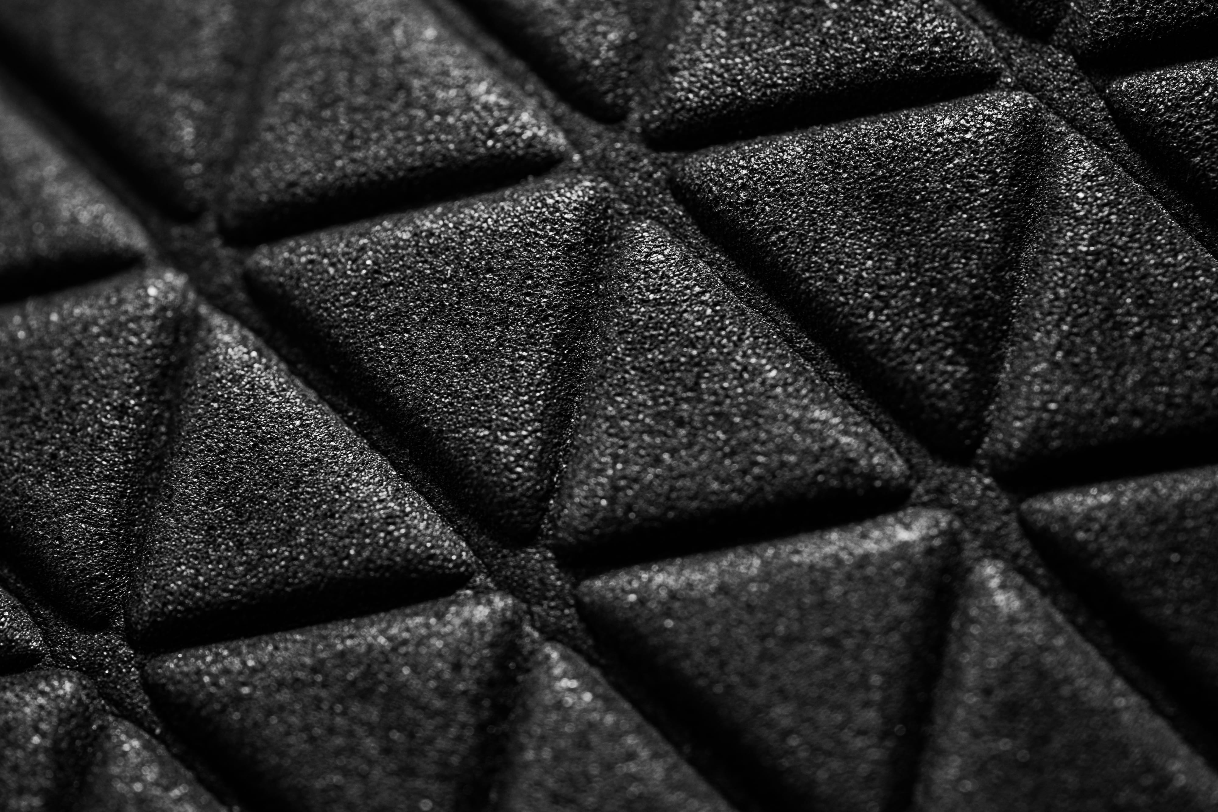 Triangle Abstract Macro Pattern all black and white 2k 4k