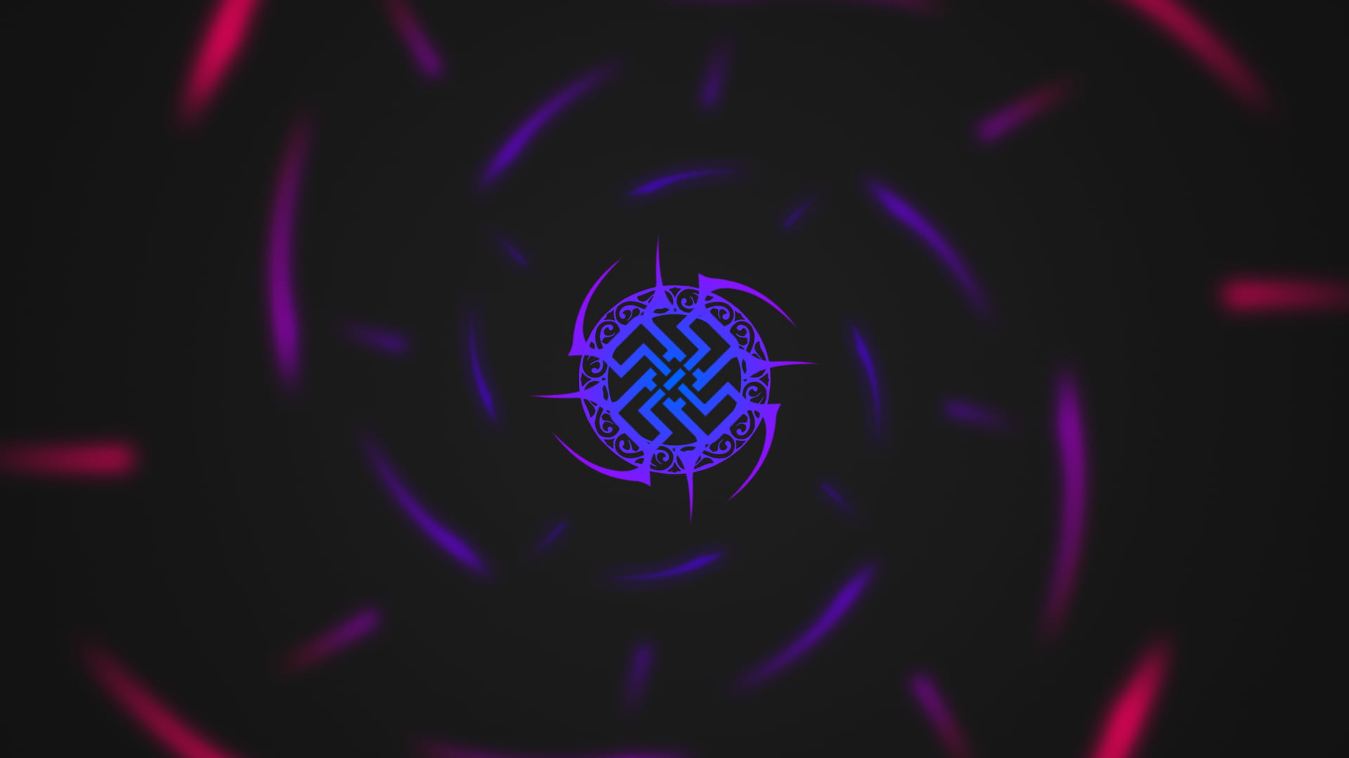 tribal logo wallpaper minimalism black colorful close up 2k