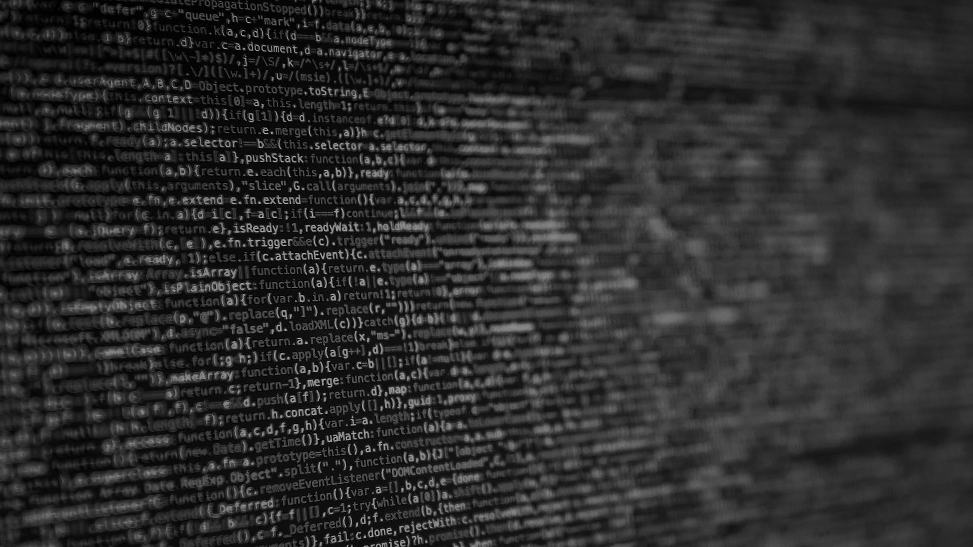 white formulas monochrome computer programming HTML depth of field 2k