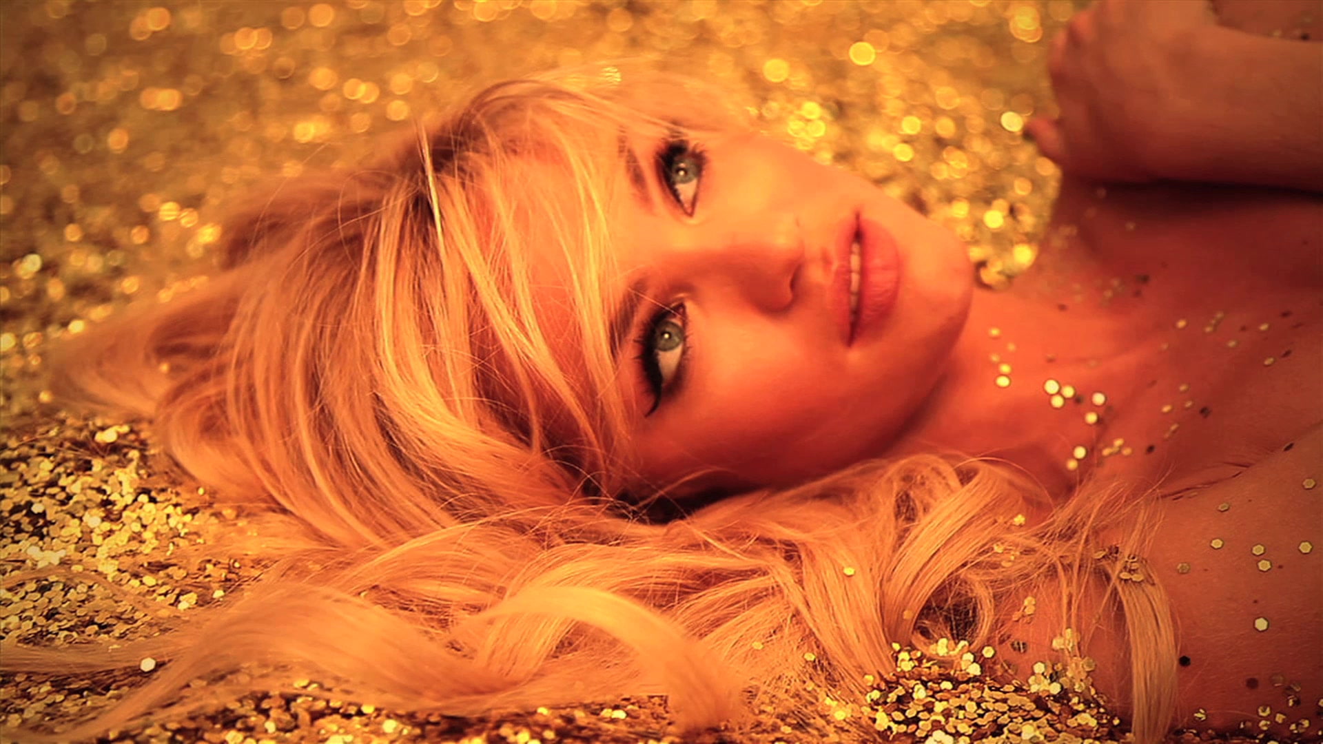 blonde bokeh candice fashion model mood swanepoel 2k