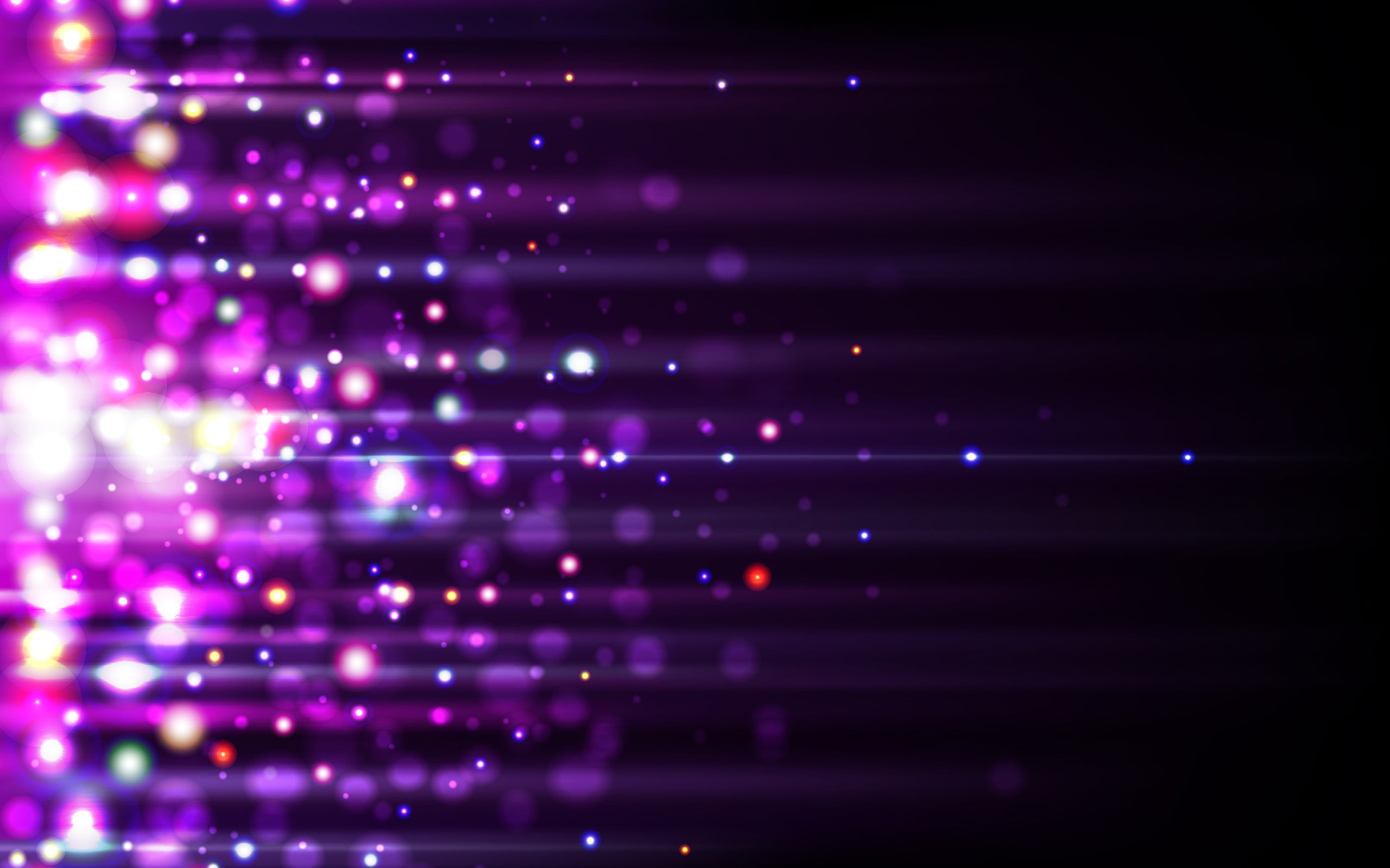 bokeh photography abstract purple backgrounds technology 2k