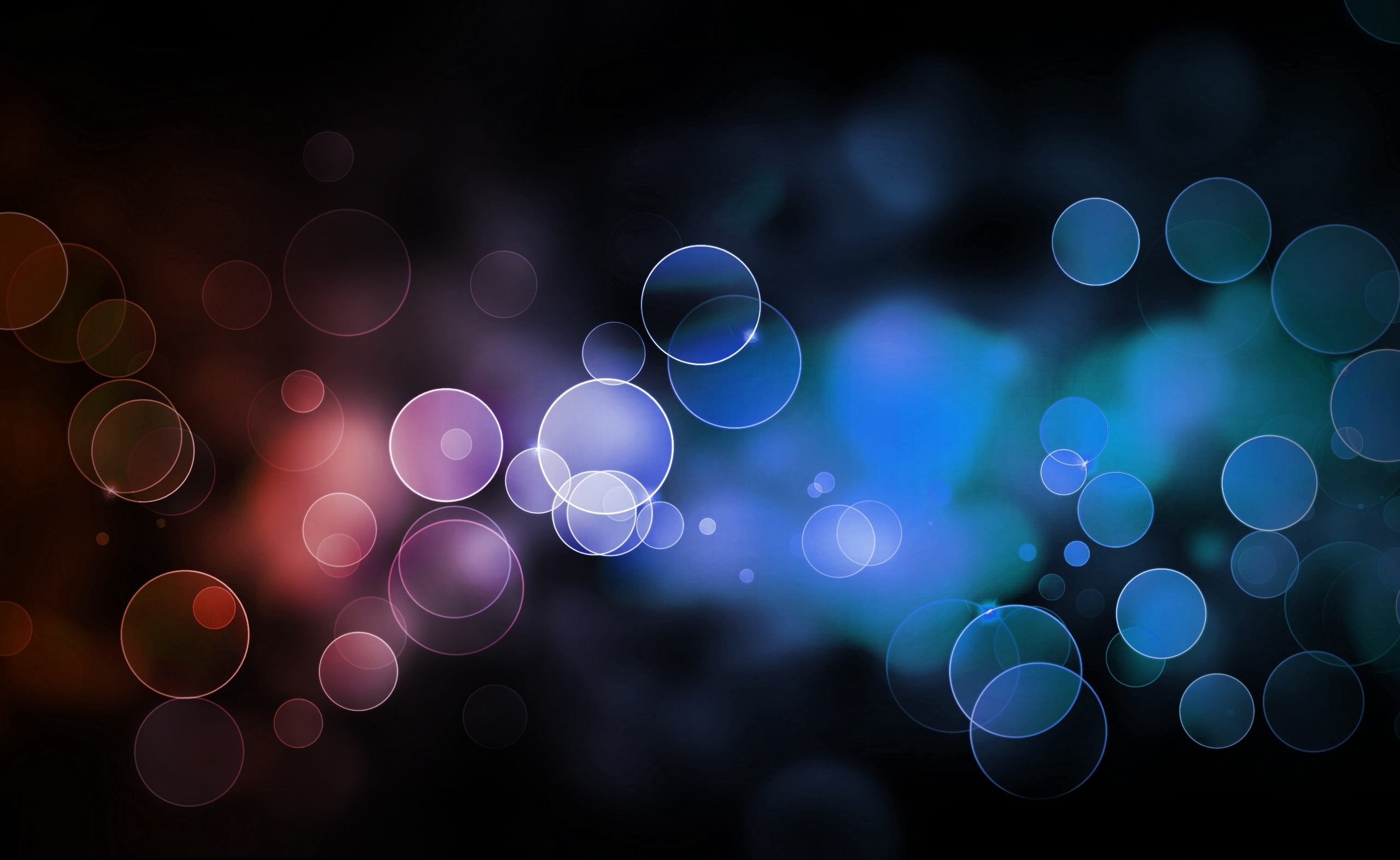 Bokeh Black Background multicolored bokeh wallpaper Aero Colorful 2k