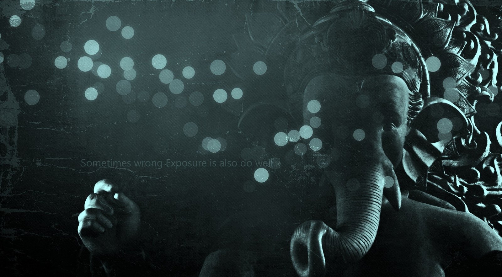 God Lord Ganesha costume Aero Creative bokeh indoors aquarium 35 2k