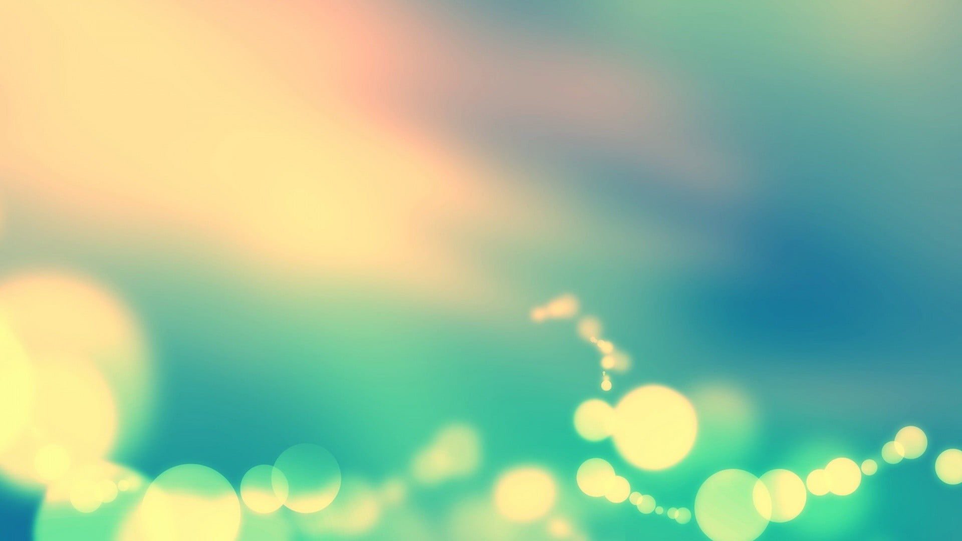 green wallpaper photo of and white bokeh lights gradient 2k