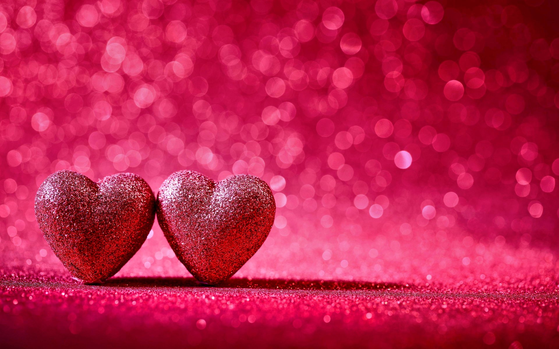 Holiday Valentine s Day Bokeh Glitter Heart Pink 2k