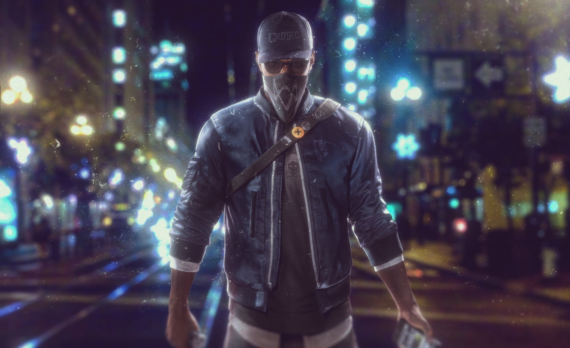 Marcus Holloway Enhanced Watch Dogs 2 digital wallpaper Games 2k