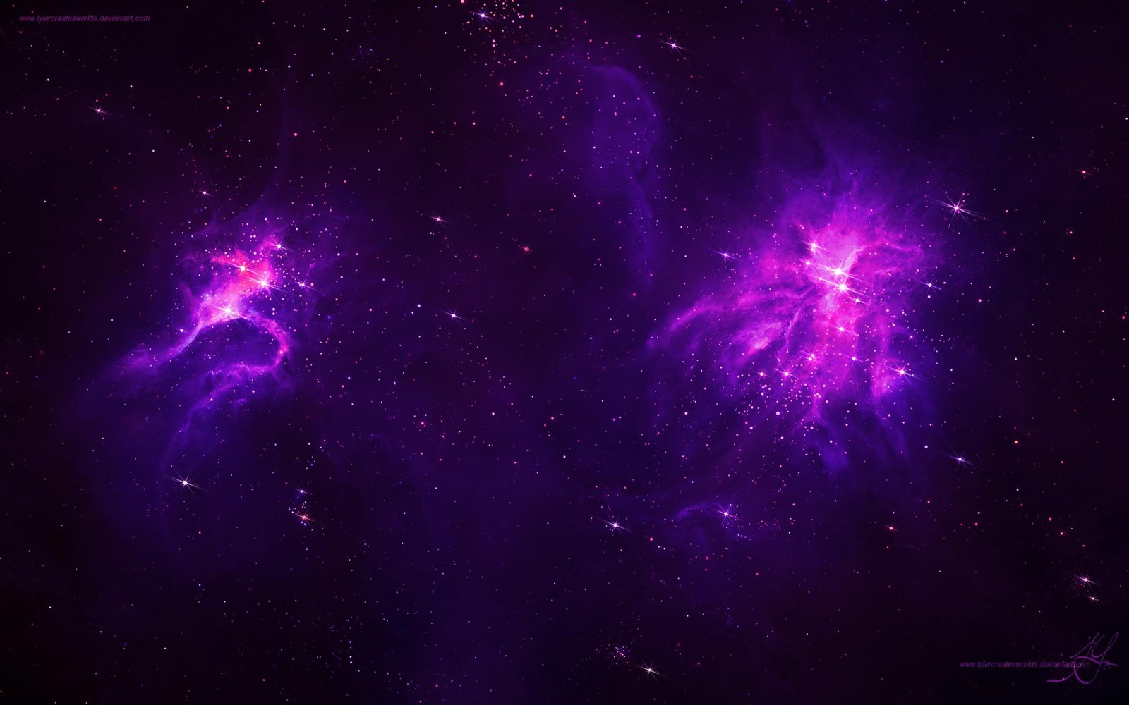 Nebula Stars Space Bokeh p purple stars photo 2k