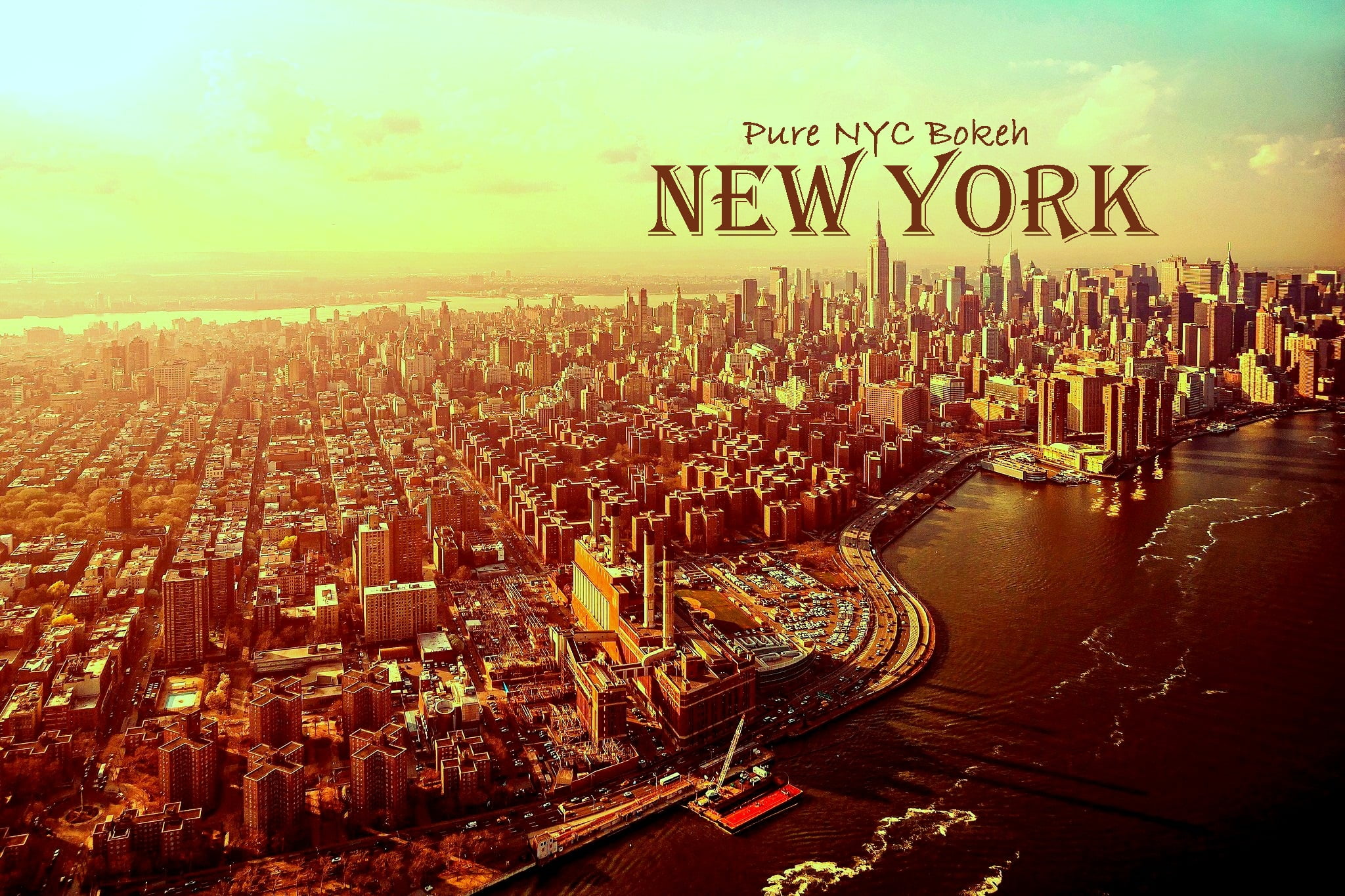 New York Pure Bokeh wallpaper City sky architecture 2k