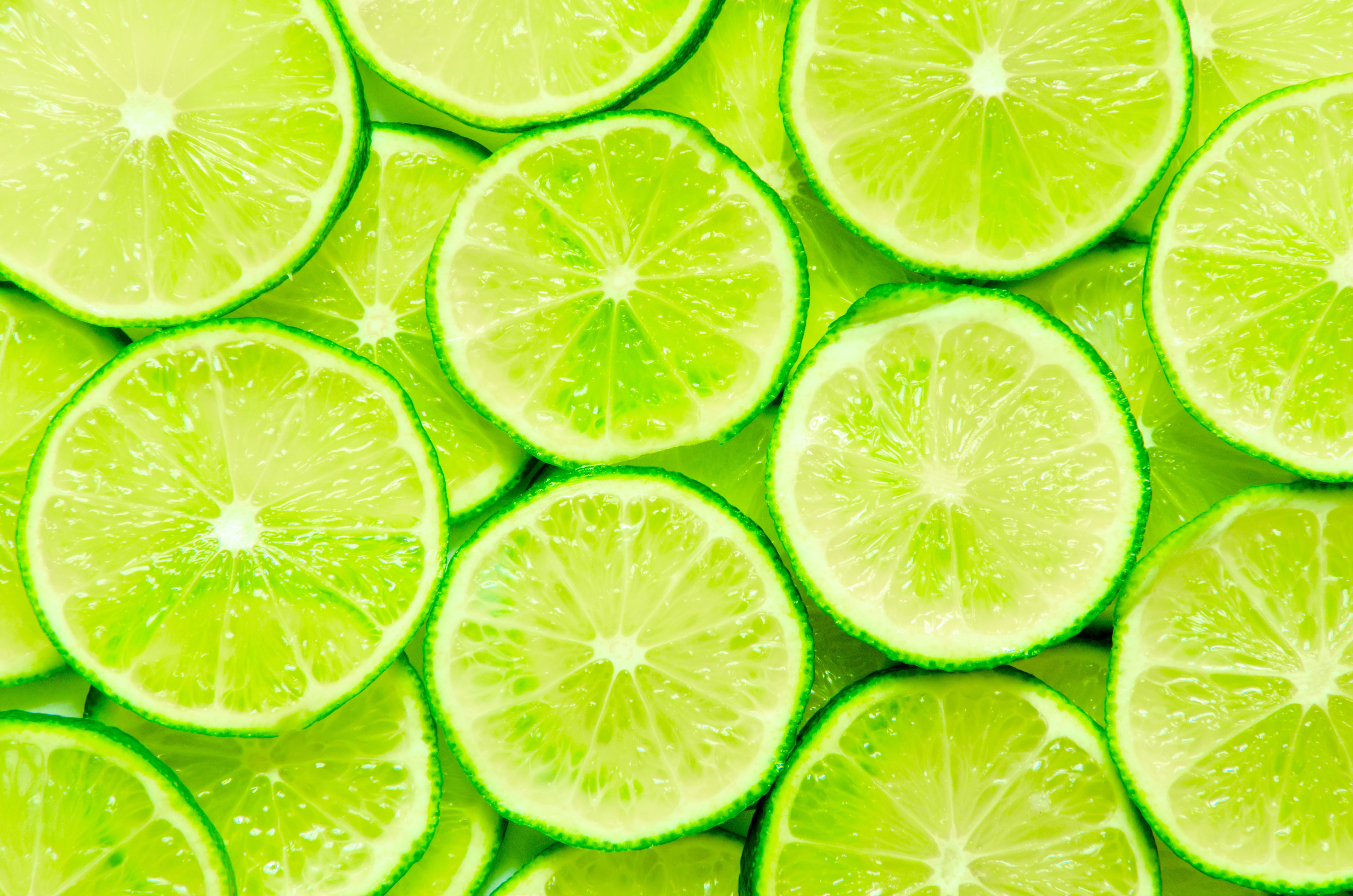 sliced lemons freshness food taste blur green lime fruit 2k 4k 5k