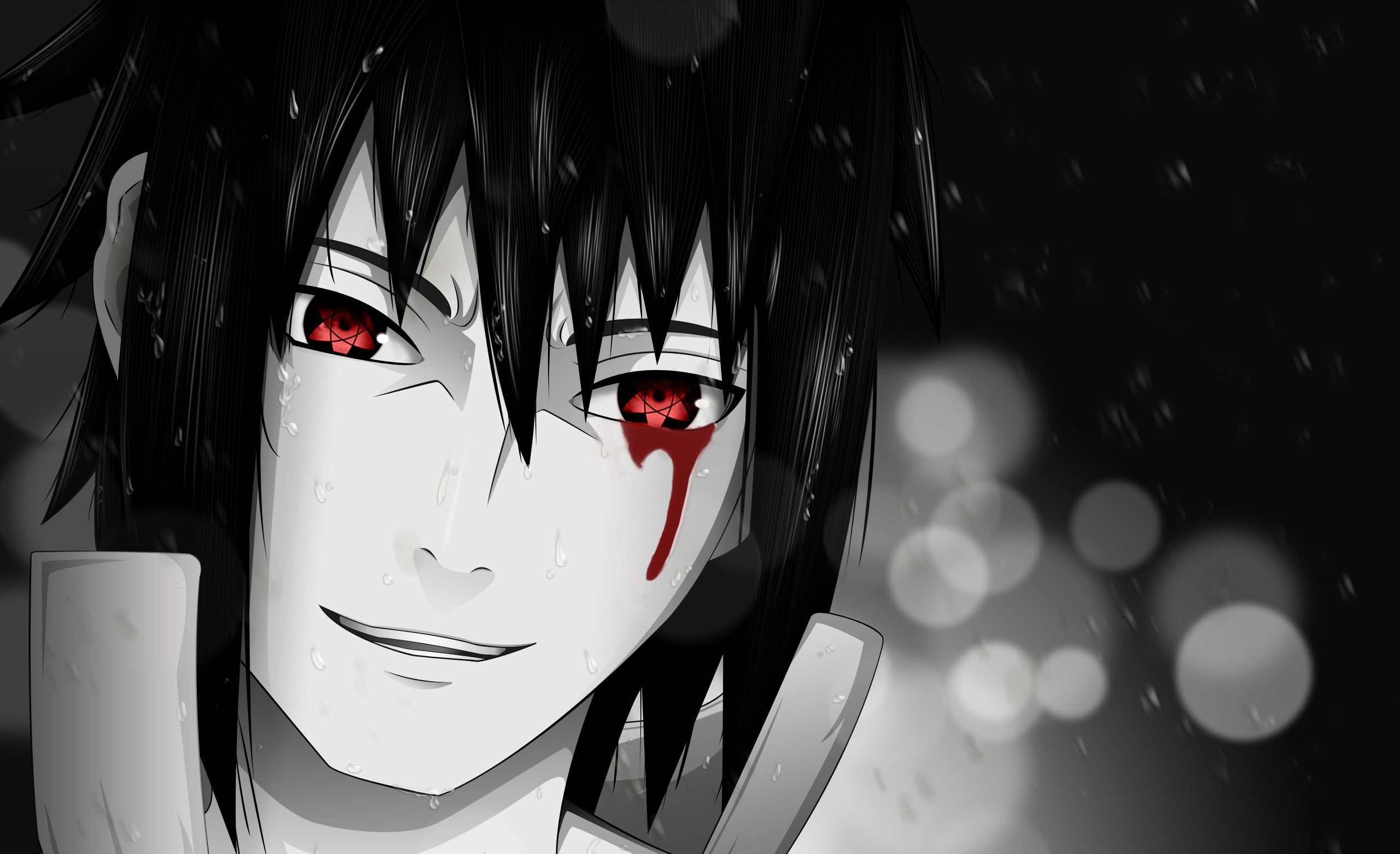 Sasuke wallpaper Naruto Shippuuden anime Uchiha Sharingan 2k