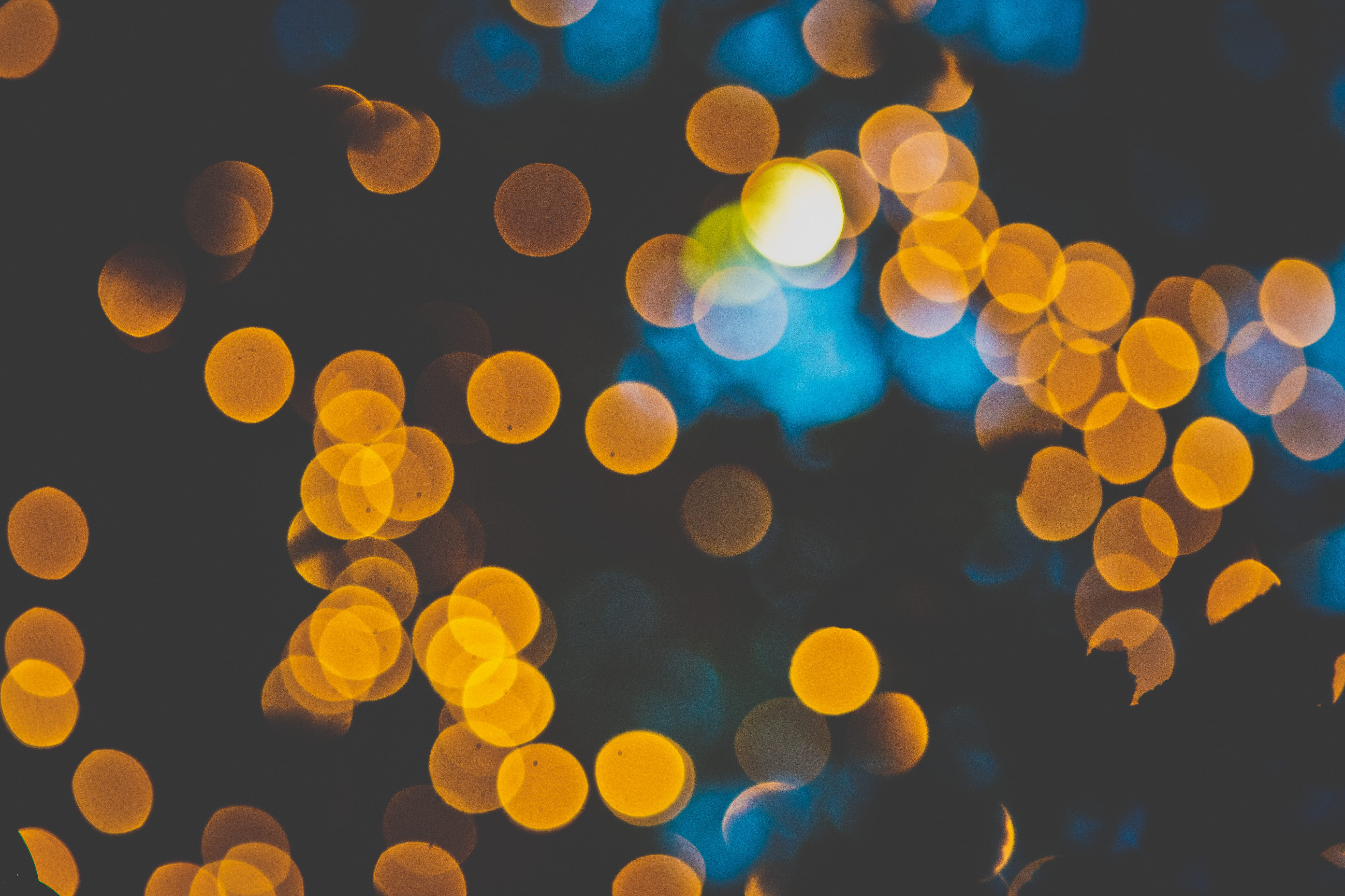 Yellow Bokeh Photo background blur blurred color effect 2k 4k 5k
