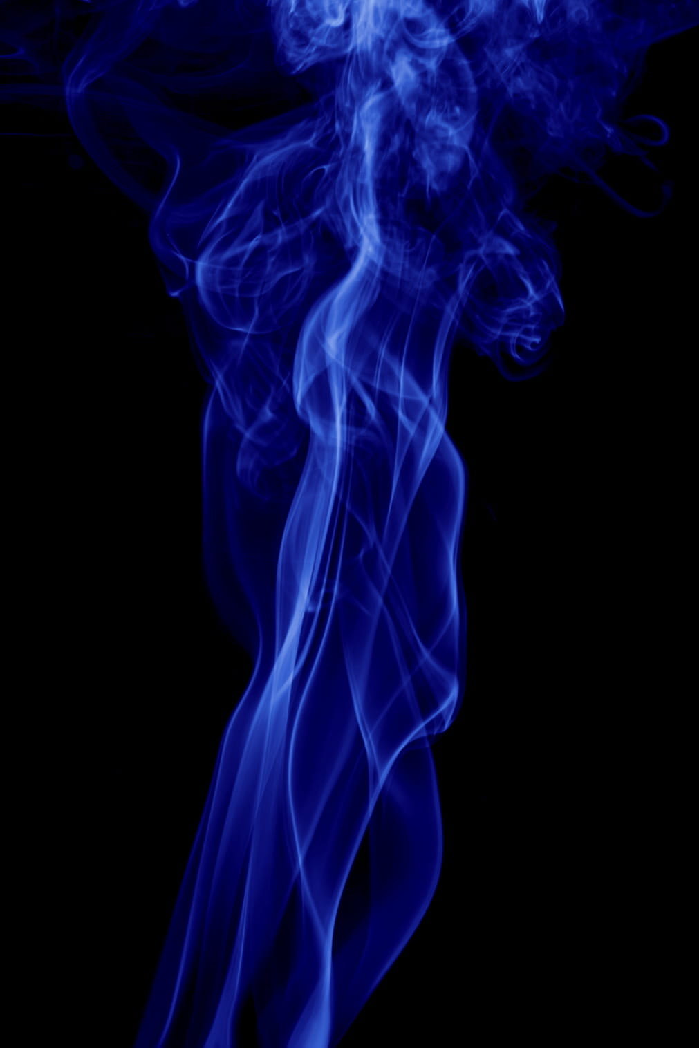 blue smoke trail flow stream light backdrop fire background