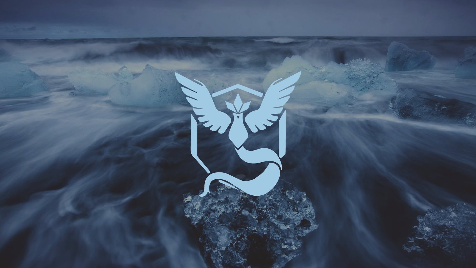 digital art sea waves ice nature Team Mystic water no people 2k