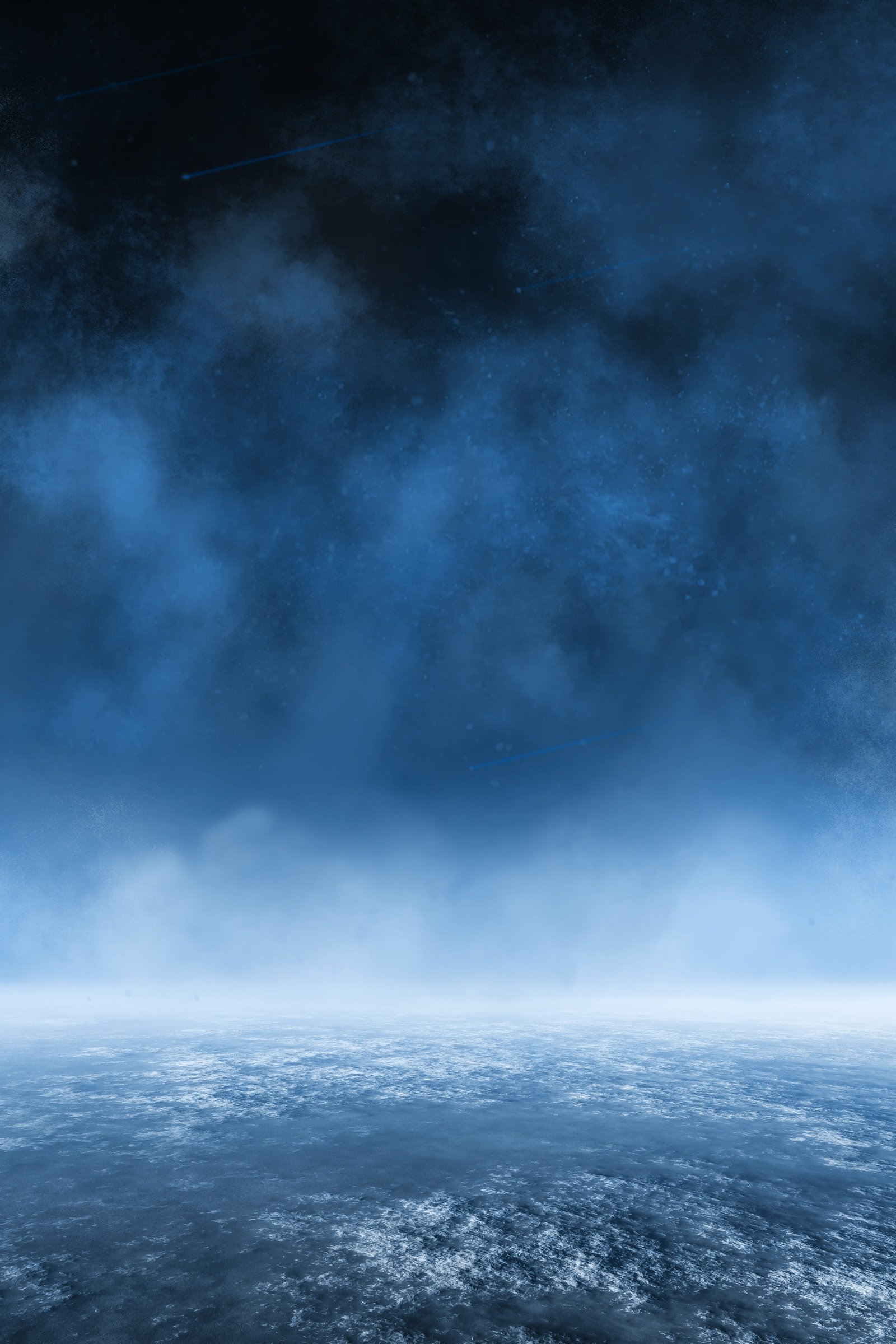 landscape background cover night mystical lighting ice 2k