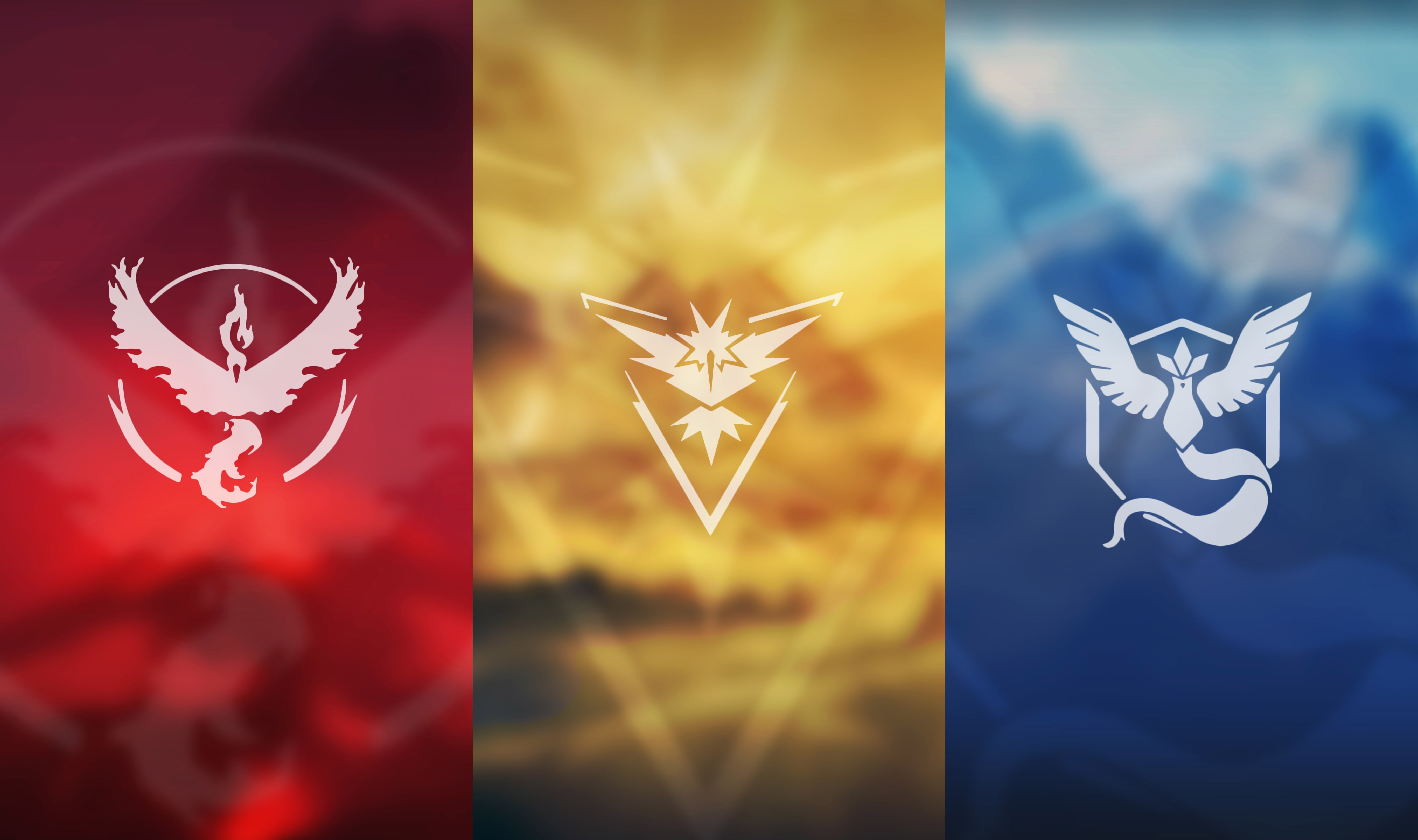 pokemon go teams mystic instinct valor Games shape star 2k 4k 5k