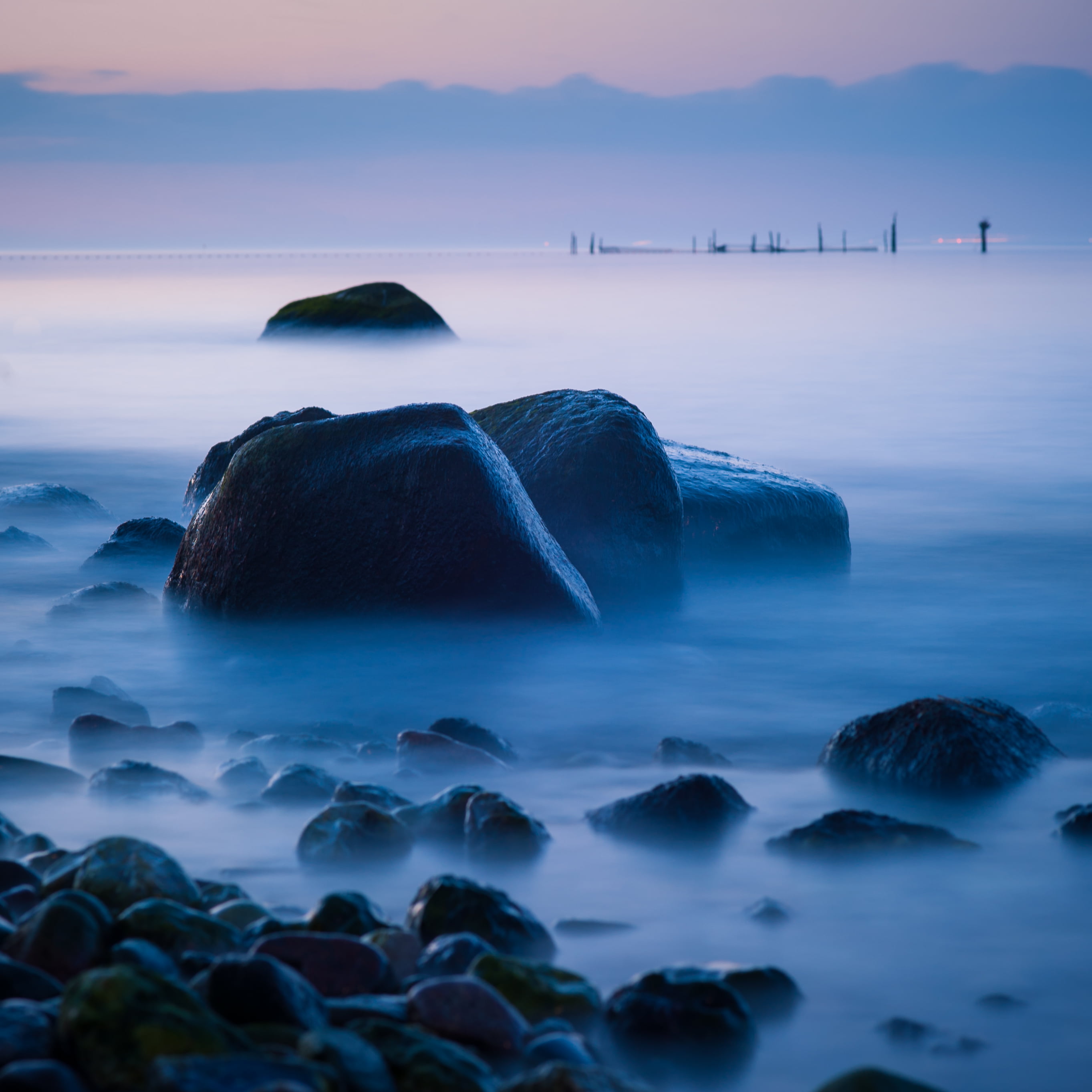 rock formation on seashore Mystical Baltic Sea Coast 2k