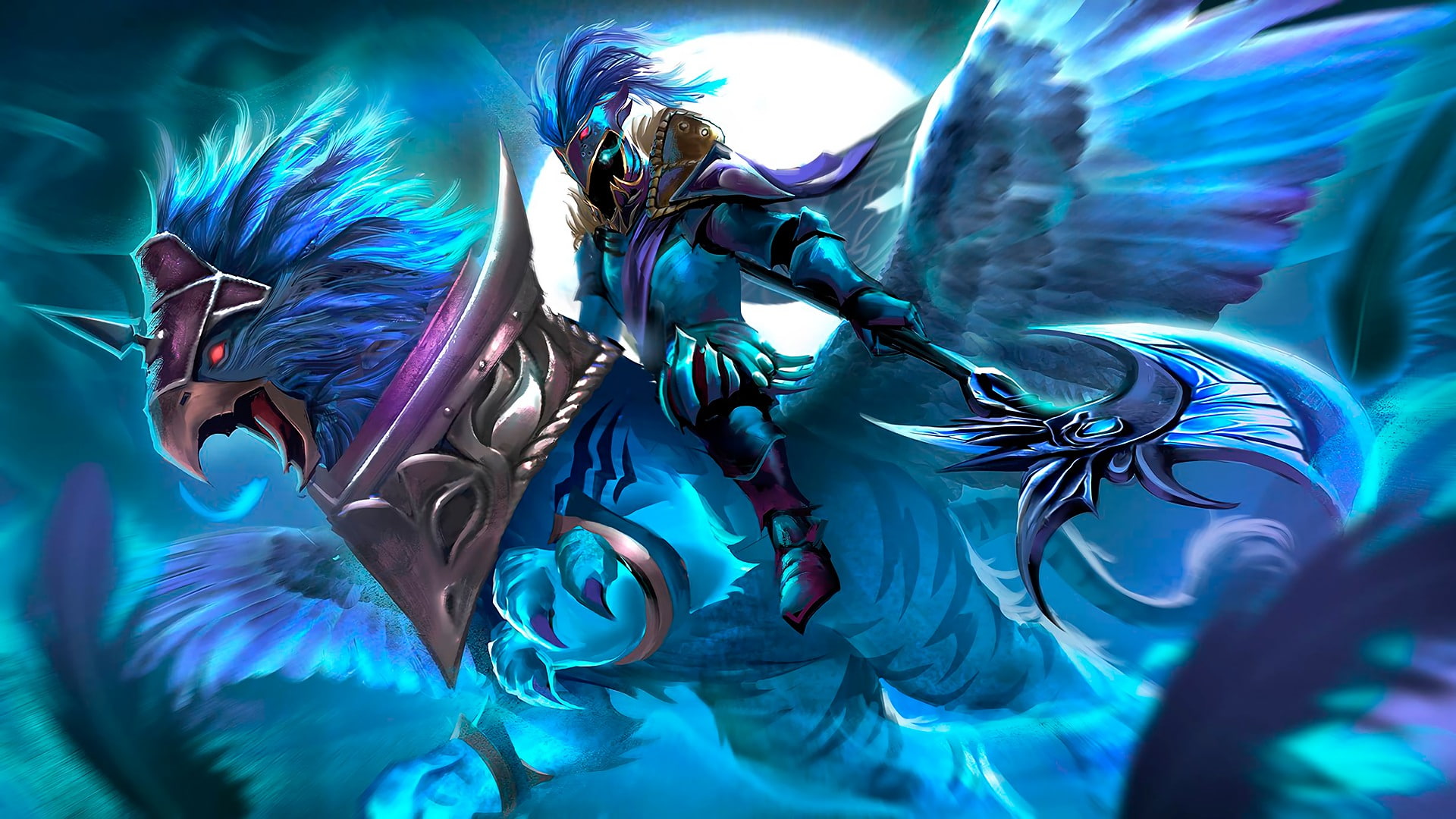 Skywrath Mage Dota 2 Hero Roles Support Nuker Disabler Abilities Mystic Flare Concussive Shot Ancient Seal Arcane Bolt Wallpaper Hd 2k