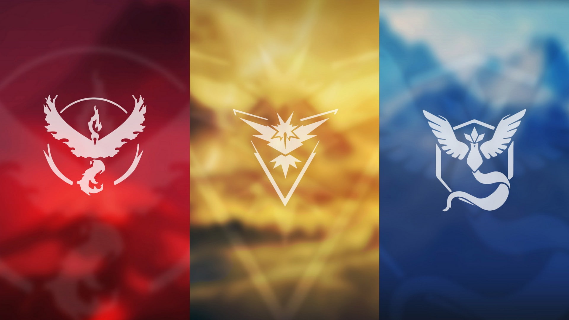 video games Pokemon Go Team Instict Valor Mystic 2k