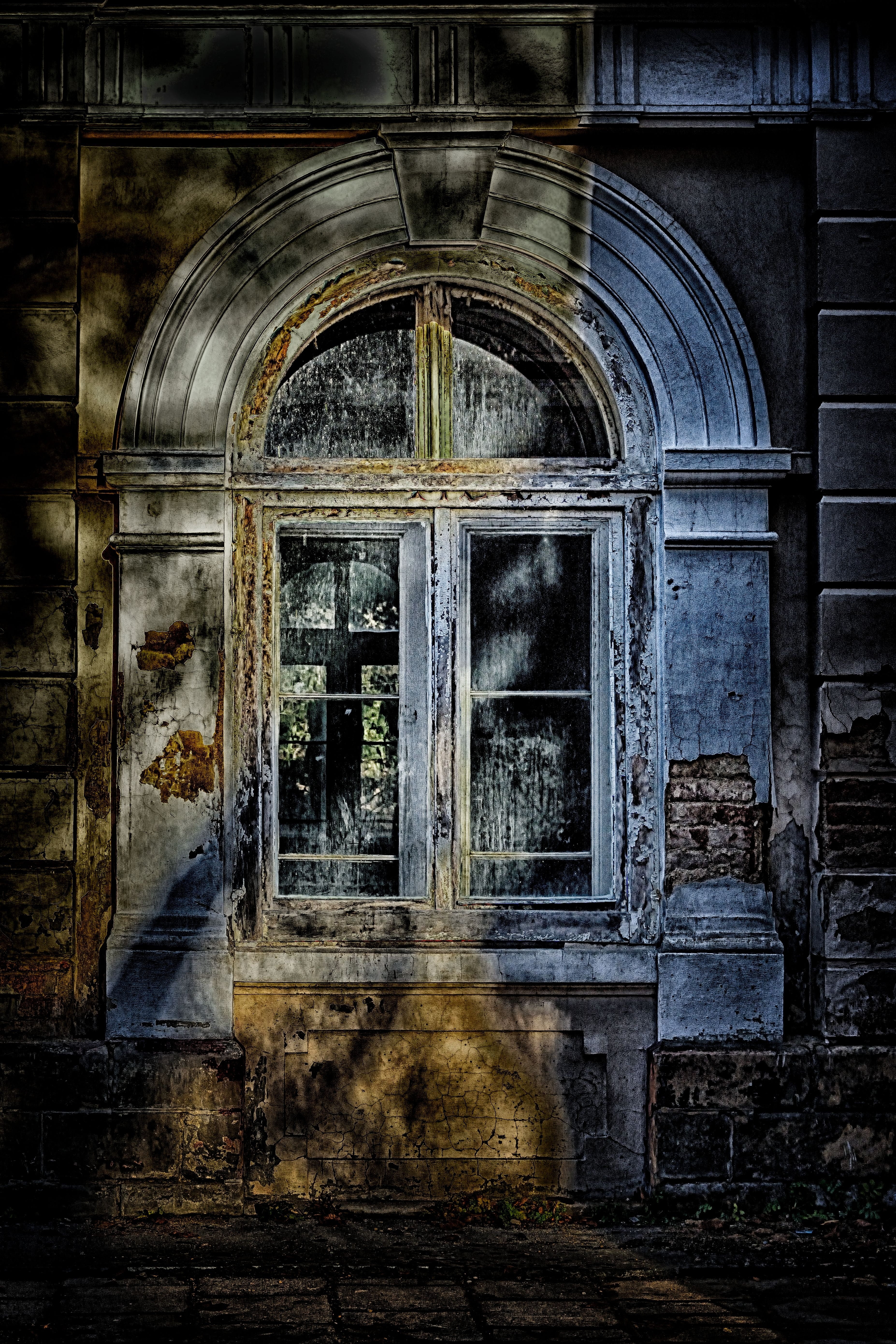 wallpaper background window house horror movie hdr mystic 2k 4k